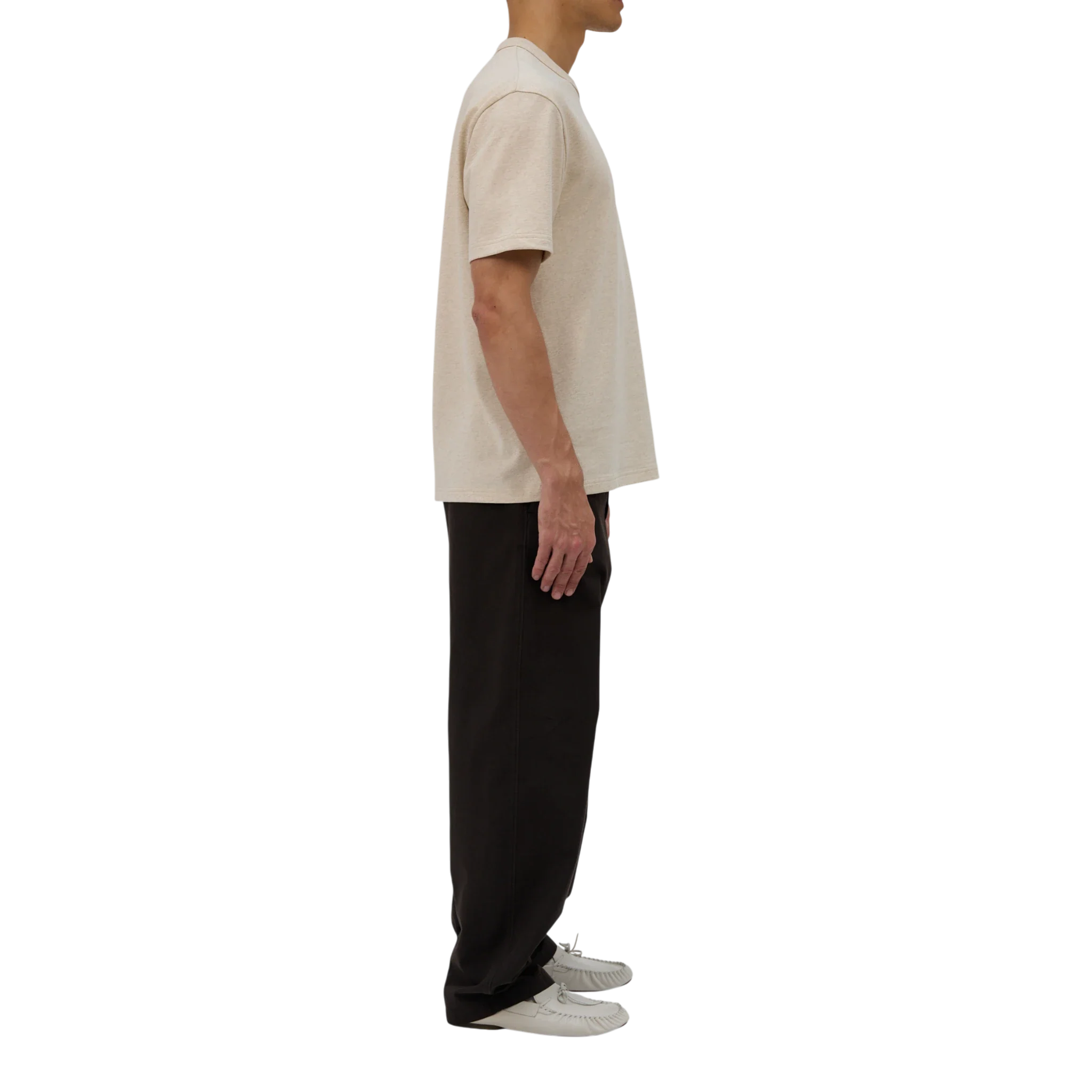 A.P.C. - T-Shirt Boxy Petit V.P.C T-shirt - Ecru Chine/Ecru - Image 2