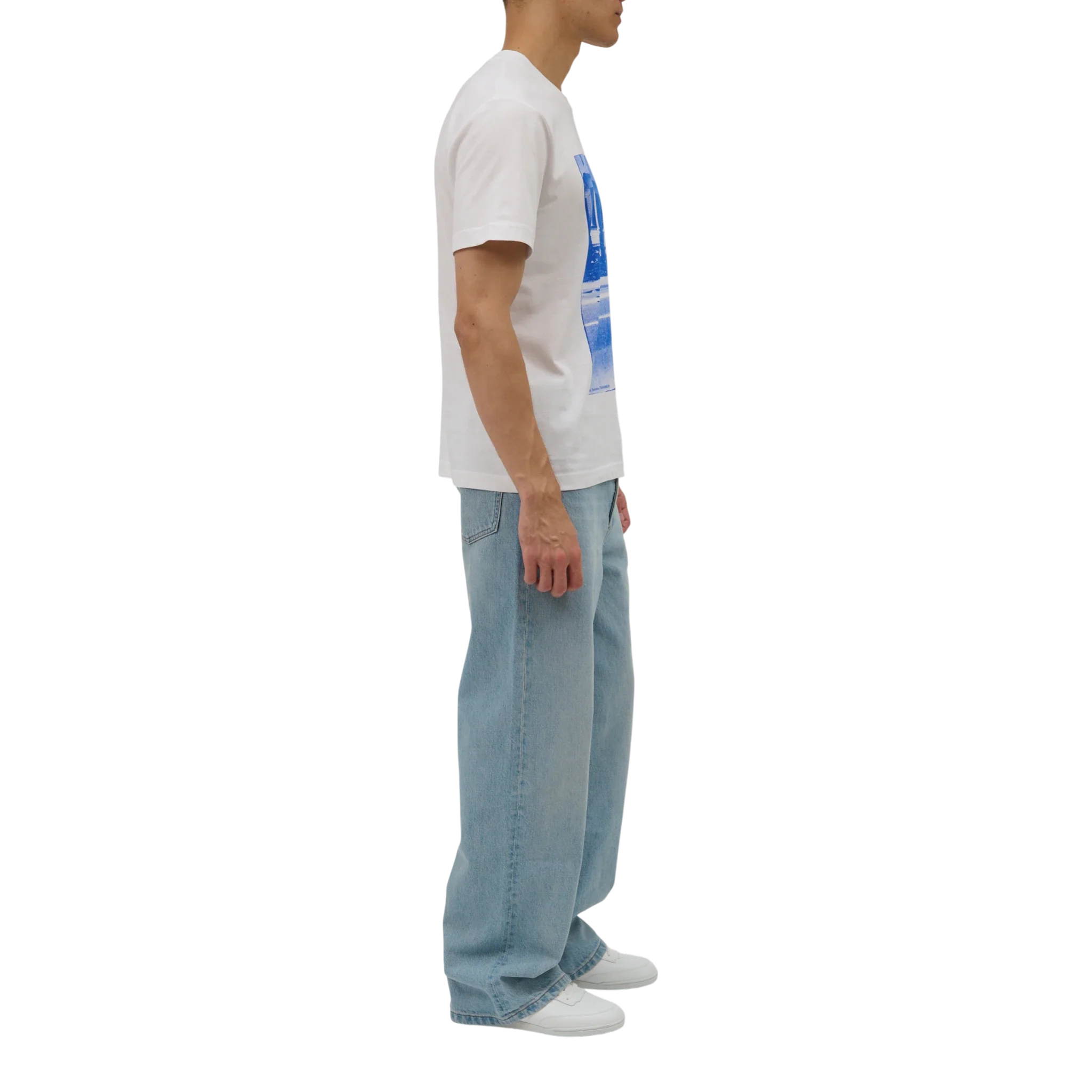 A.P.C. - T-Shirt Cali T-shirt - Blue - Image 3