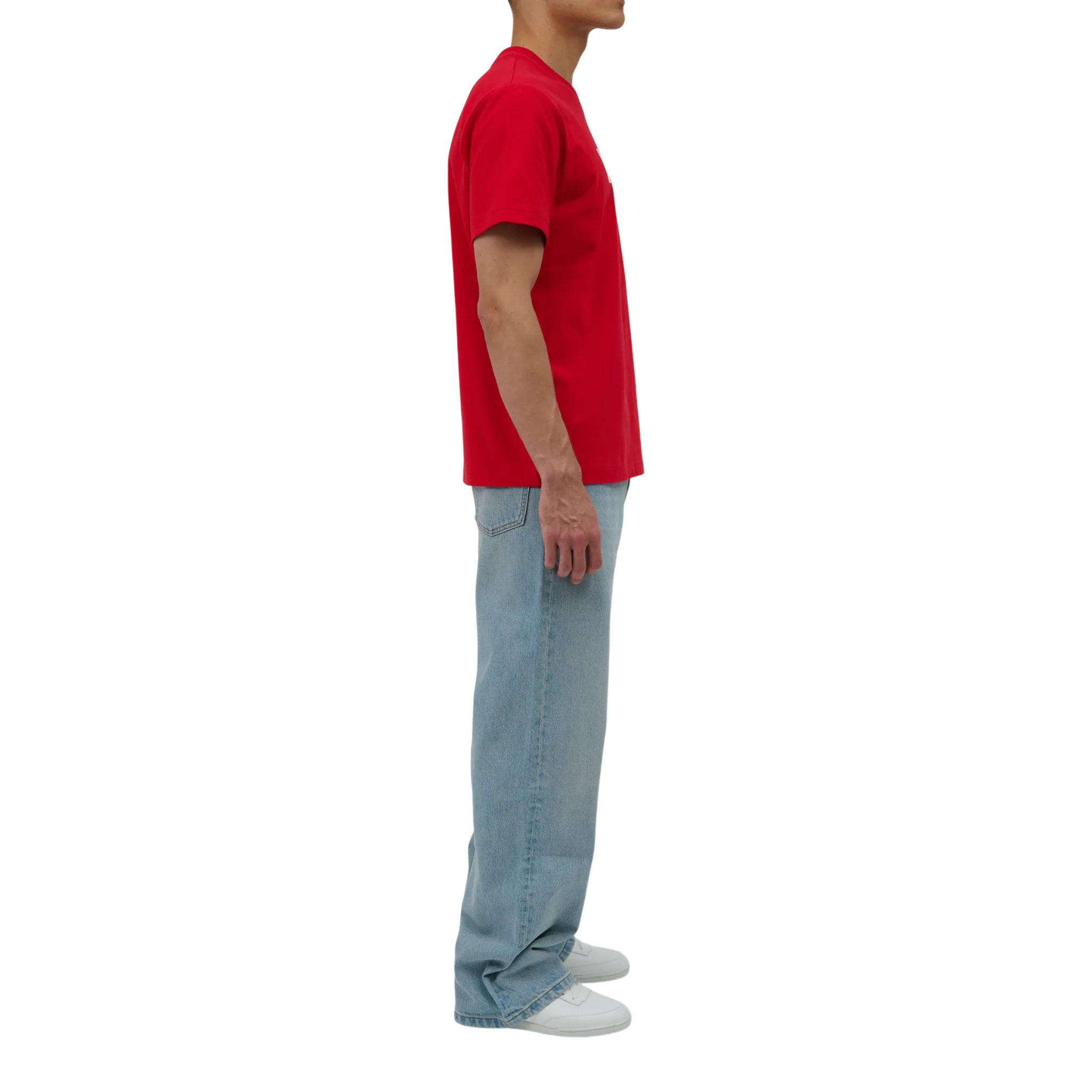 A.P.C. - T-Shirt Standard Grand V.P.C. T-shirt - Red Ecru - Image 5