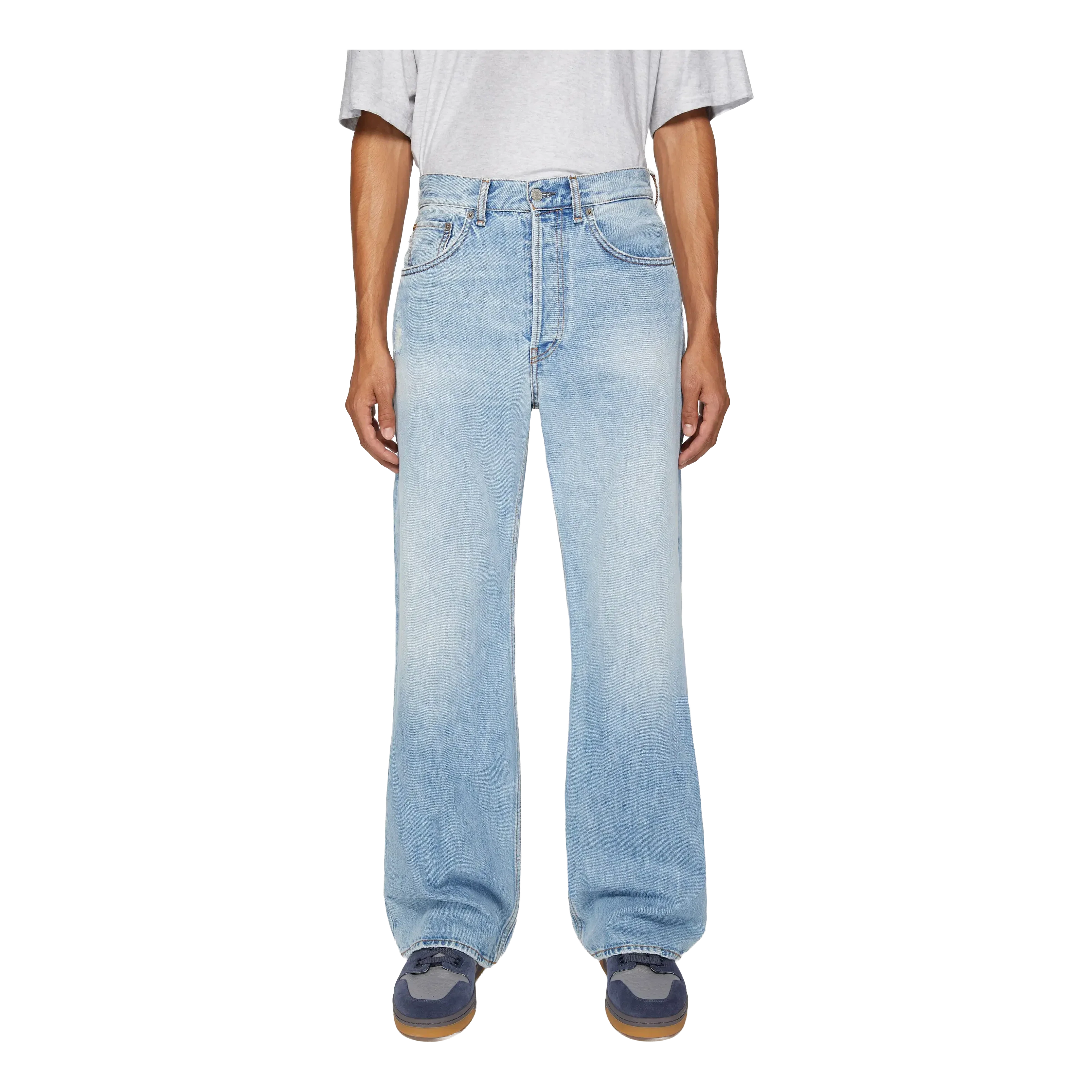 Acne Studios - 2021M Vintage Denim Pants - Light Blue - Image 2