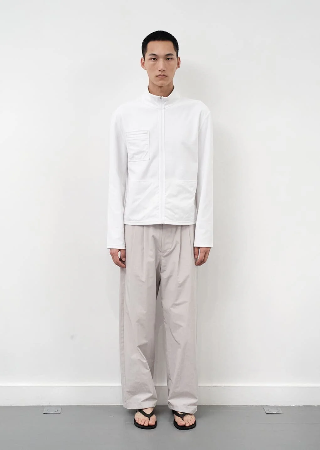 Amomento - Drawstring Pants - Grey - Image 3