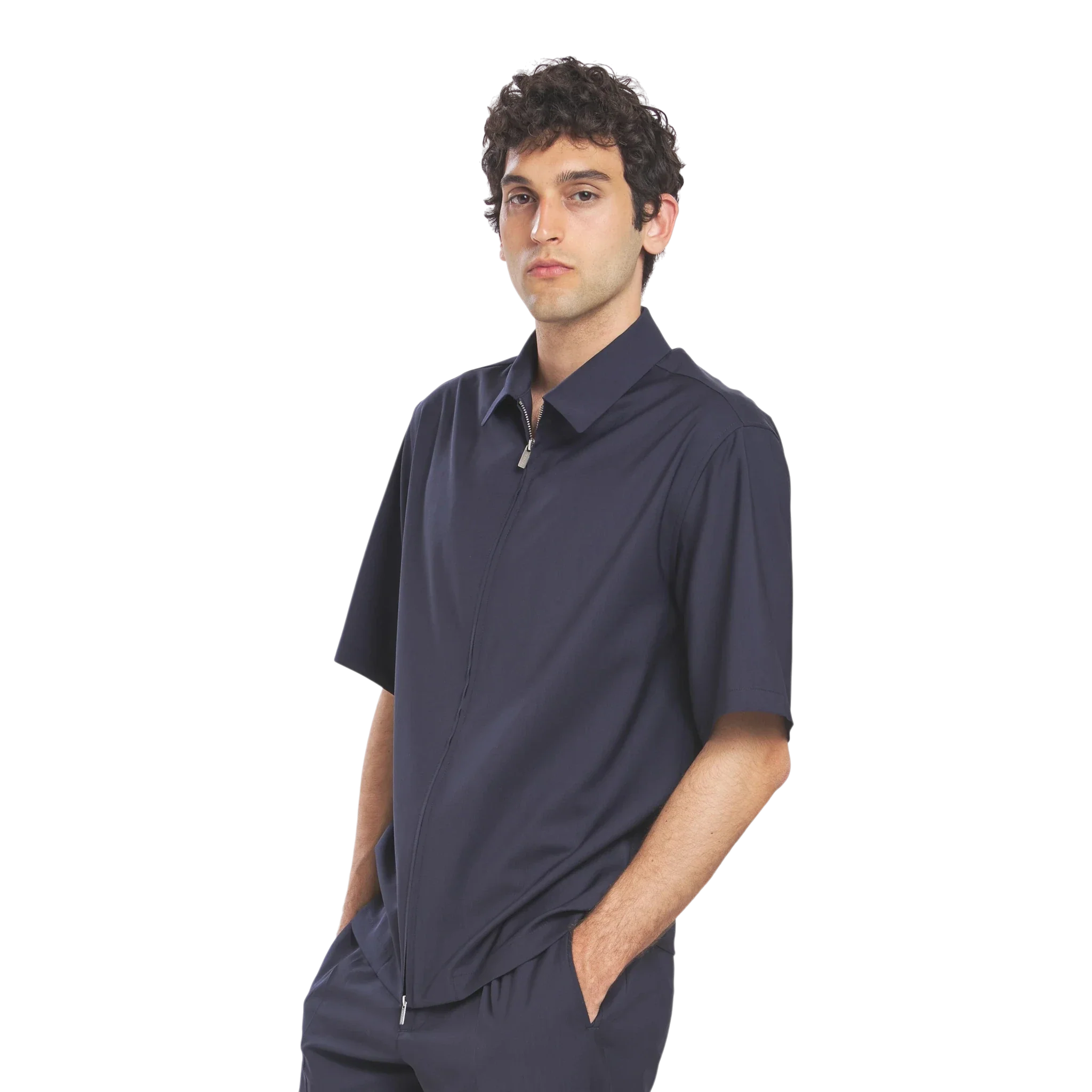 Barena Venezia - Overshirt Prama Tropical - Navy - Image 3