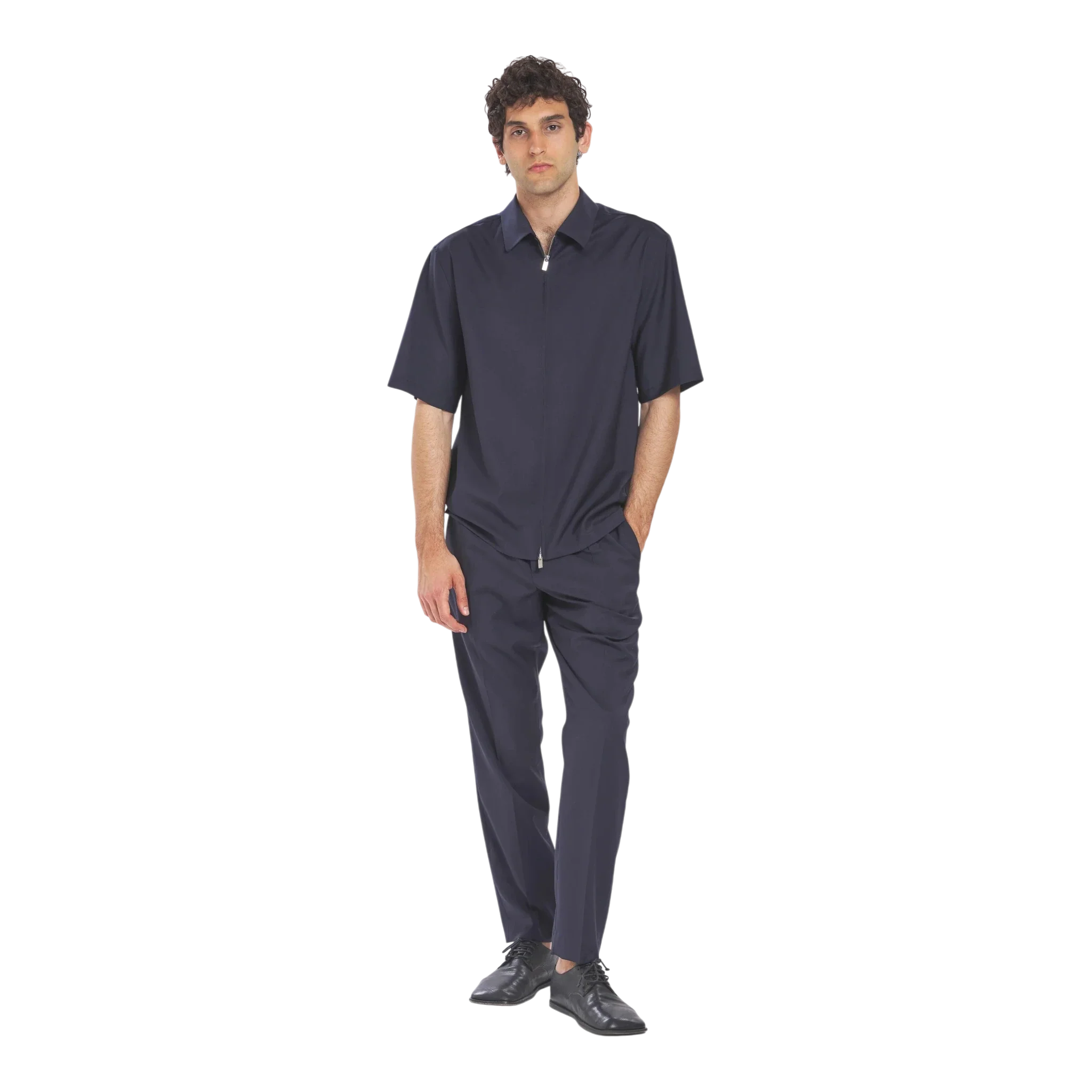 Barena Venezia - Overshirt Prama Tropical - Navy - Image 4