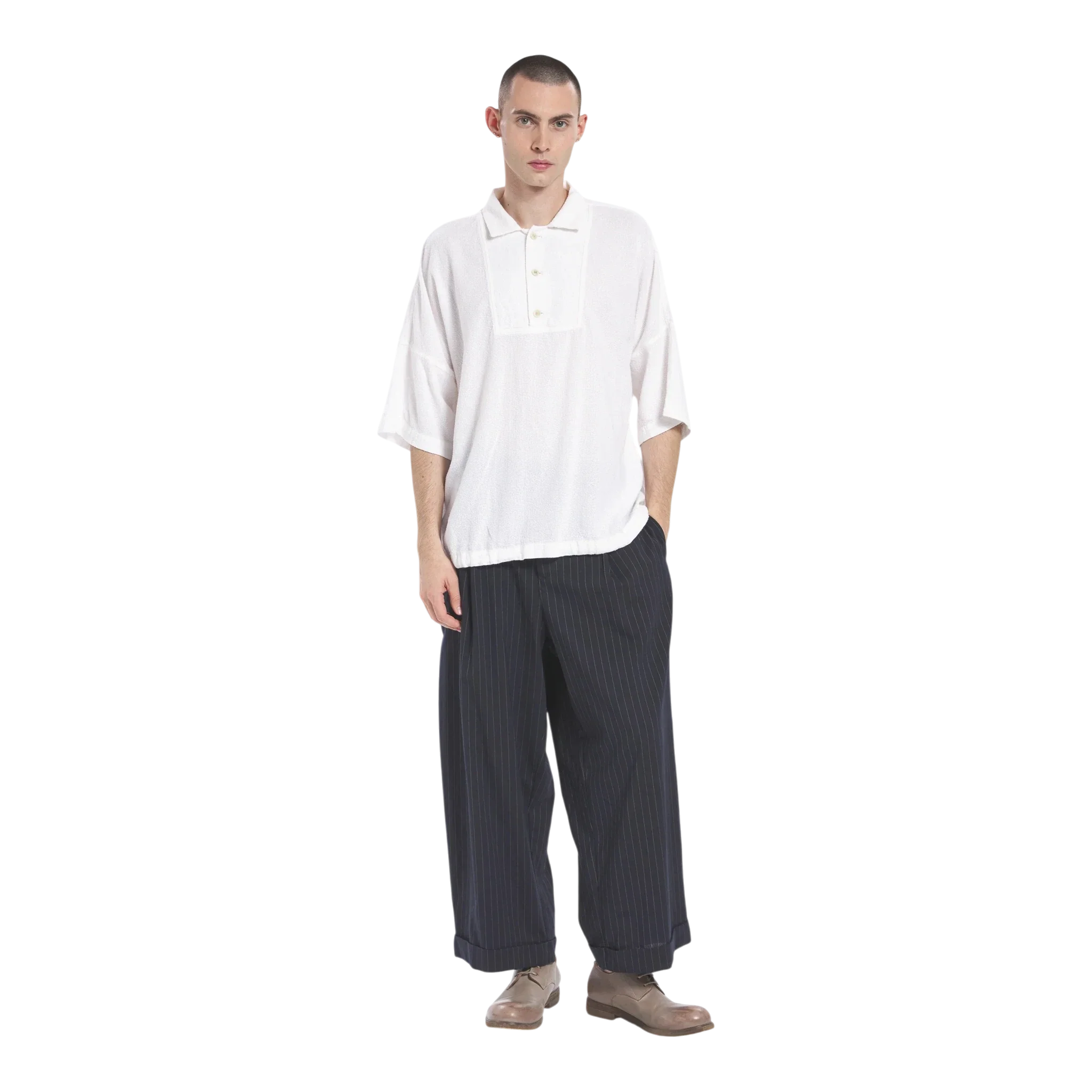 Barena Venezia - Shirt Donde Tramagio - Bianco - Image 3