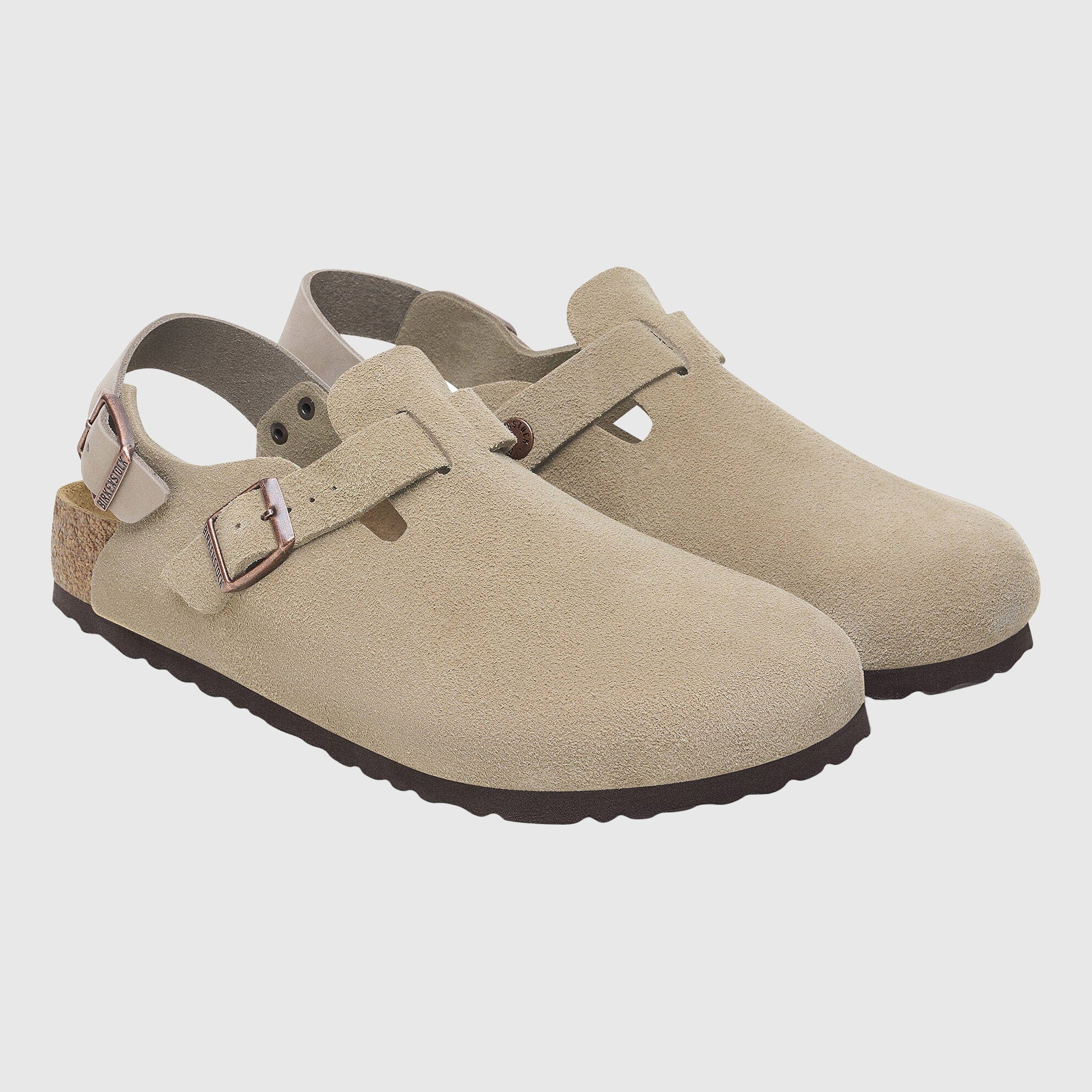 Birkenstock - Tokio II Clog Suede - Taupe - Image 5