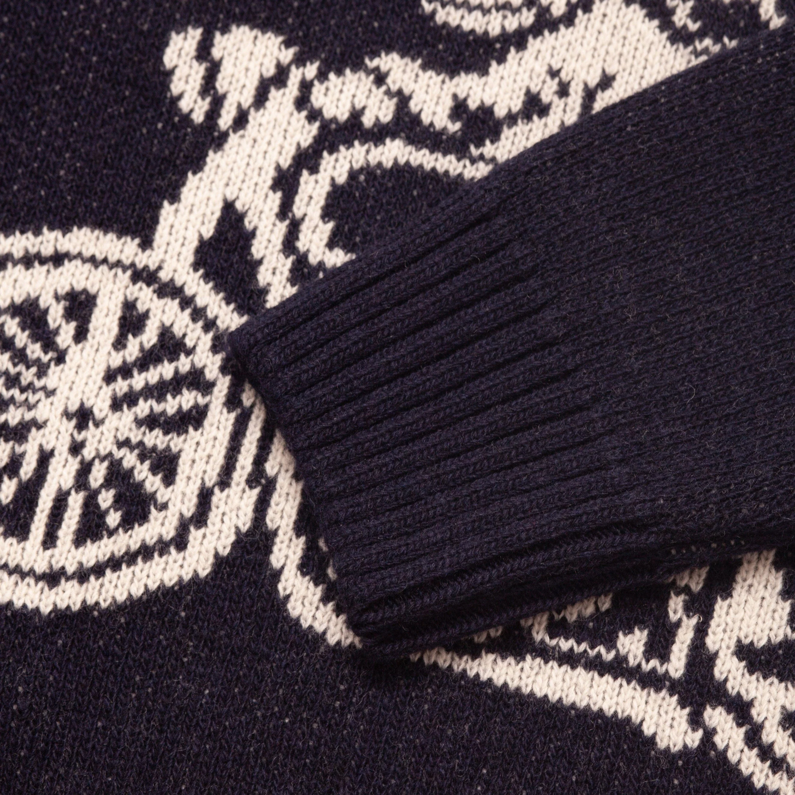 Carne Bollente - Ménage à Trois, Oh La La Sweater - Navy - Image 4