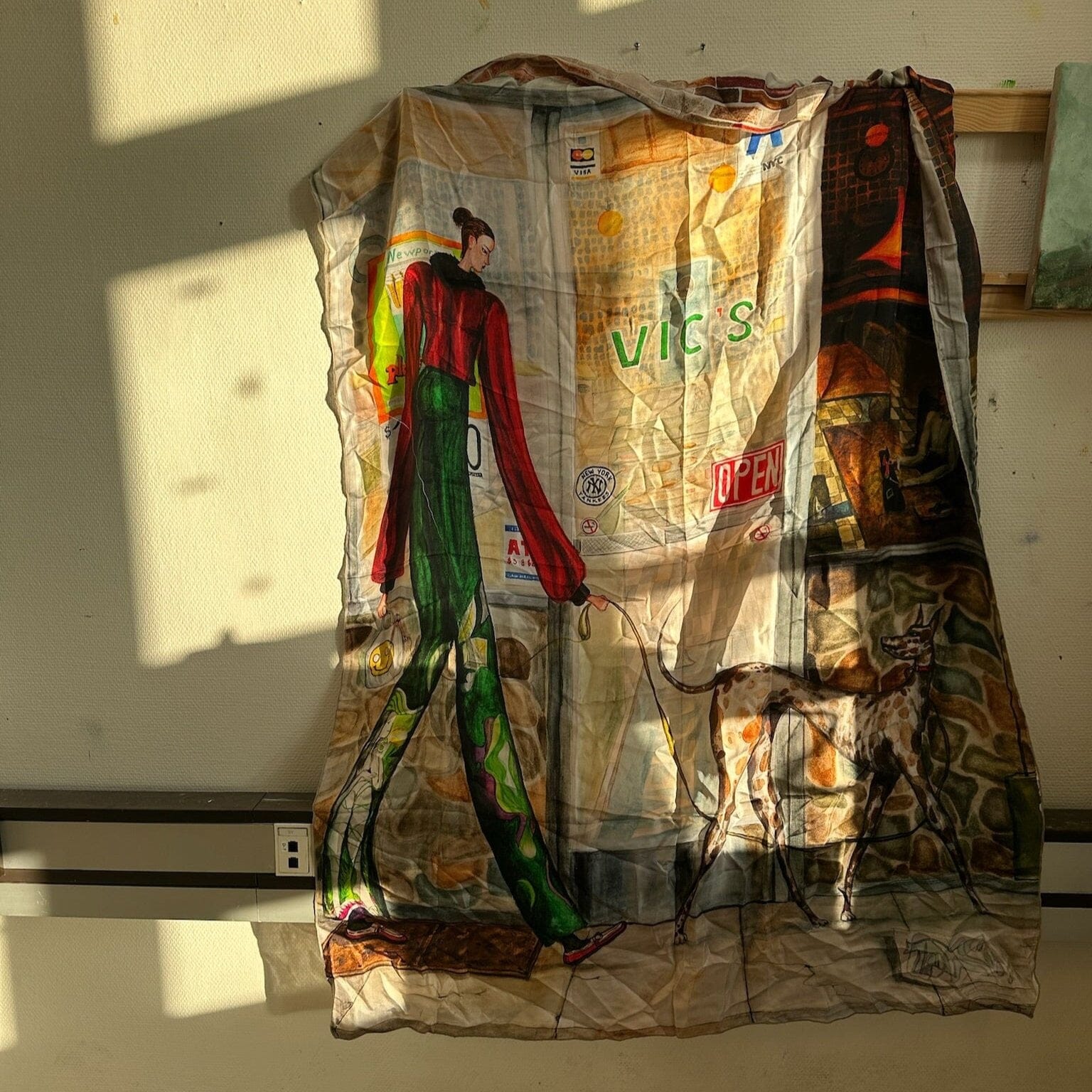 Special Lemon - x Charlie Roberts Silk Scarf - Small 1
