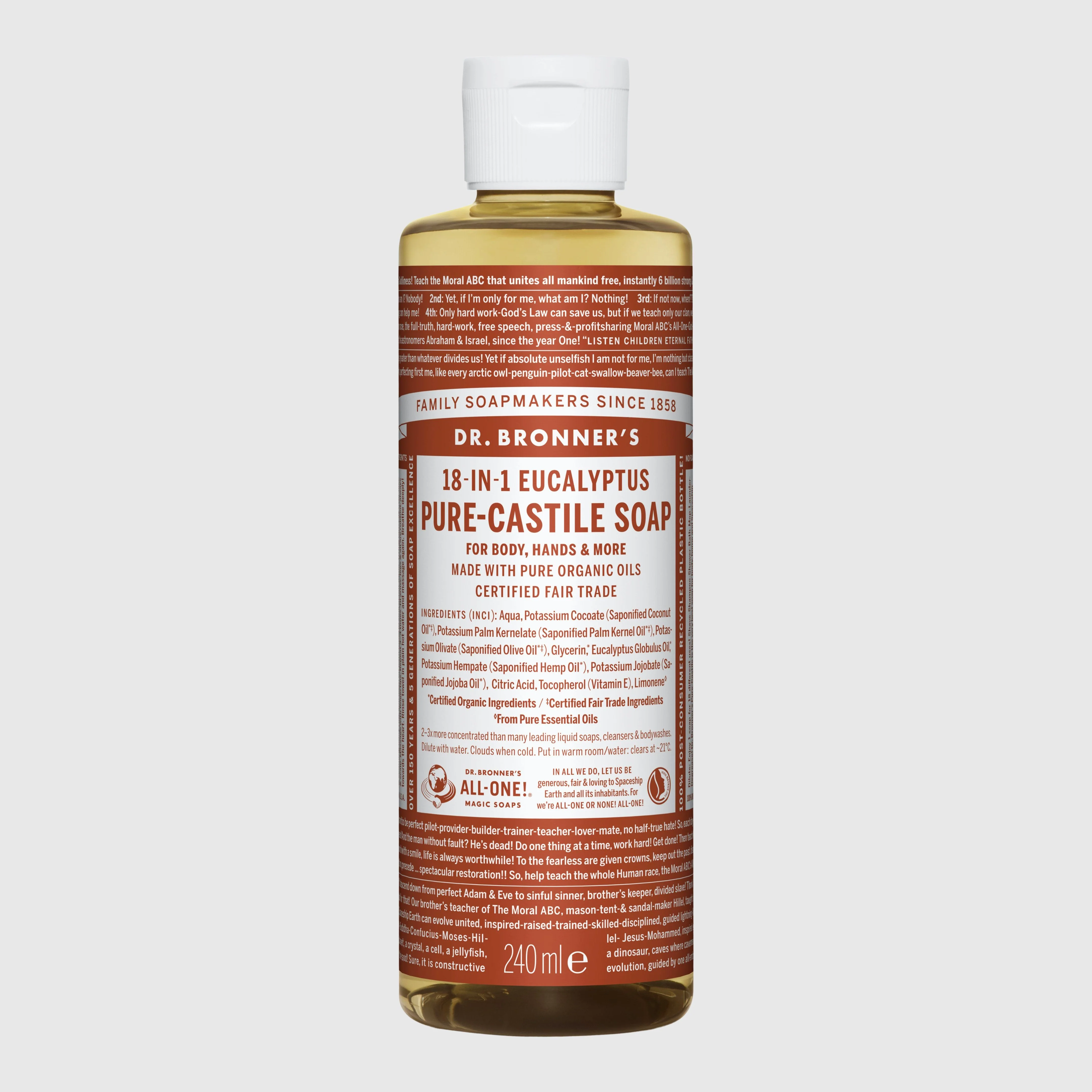 Dr. Bronner's - 18-in-1 Pure-Castile Liquid Soap - Large - Image 3
