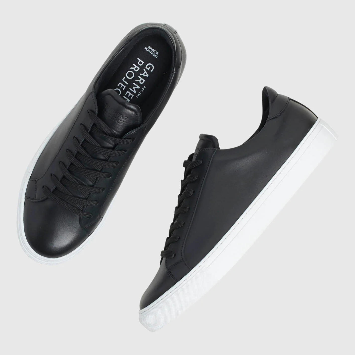 Garment Project - Leather Sneaker - Black - Image 4