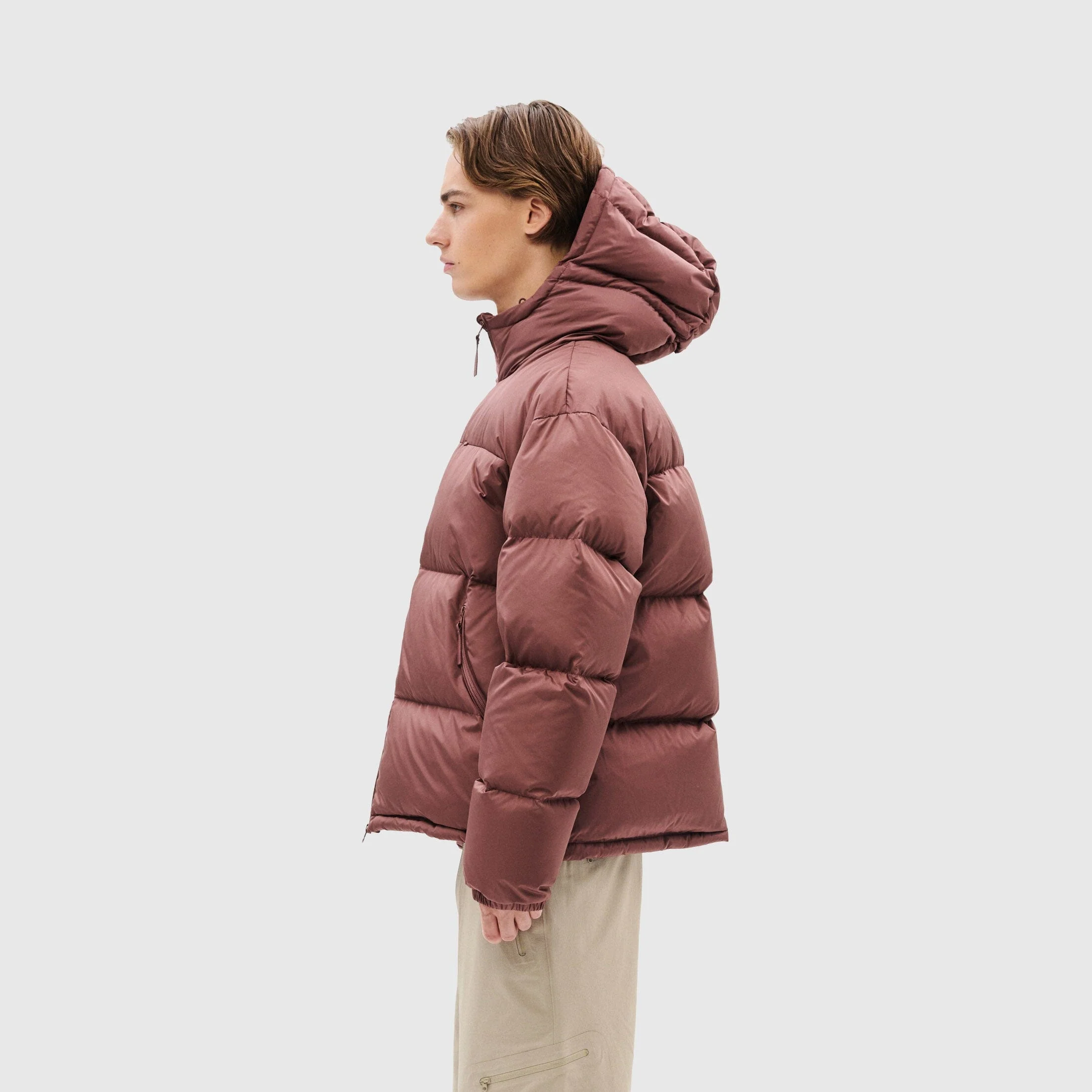 Hiking Patrol - Element Down Jacket - Maroon - Image 7