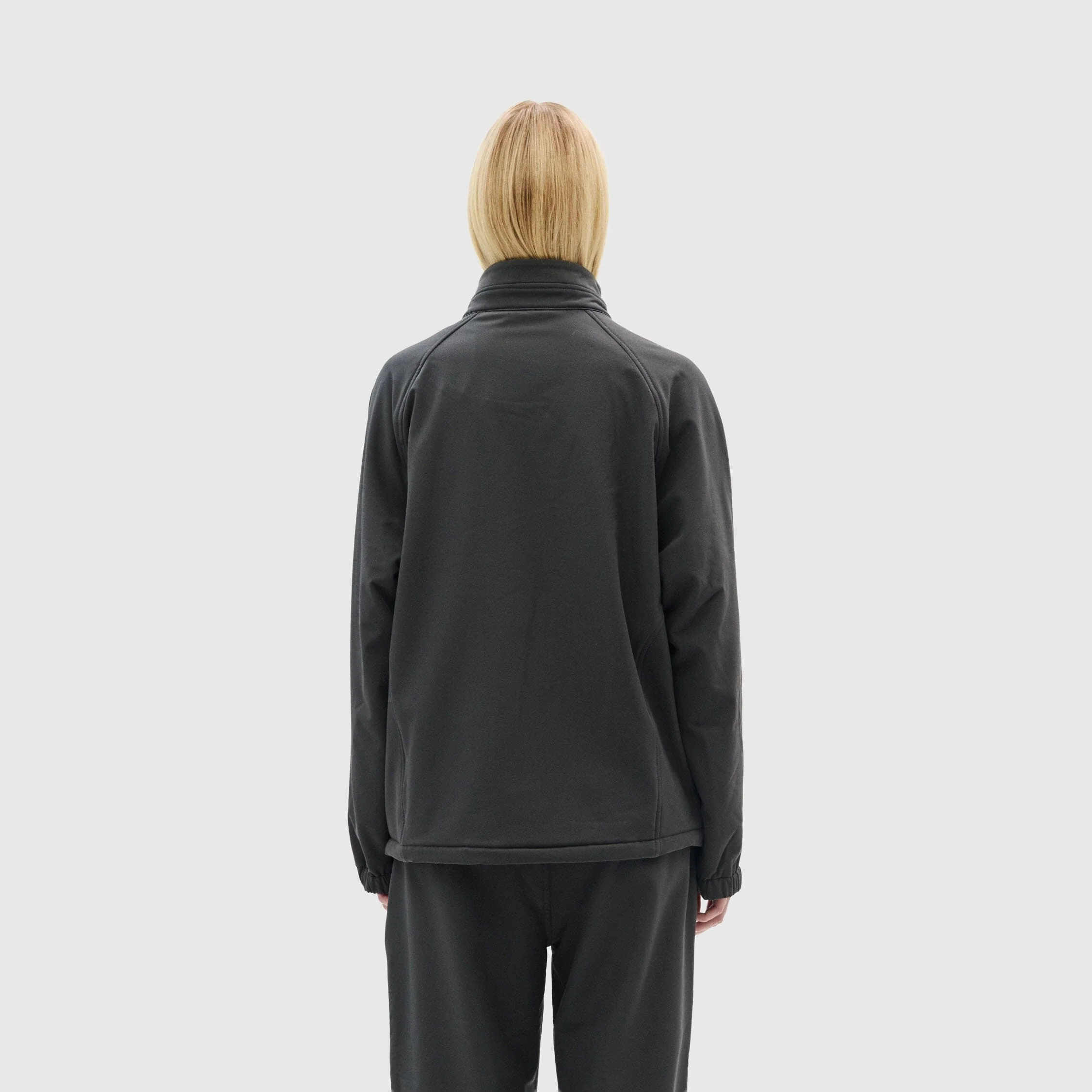 Hiking Patrol - Path Inner Brushed Softshell Jacket - Charcoal Black - Image 8