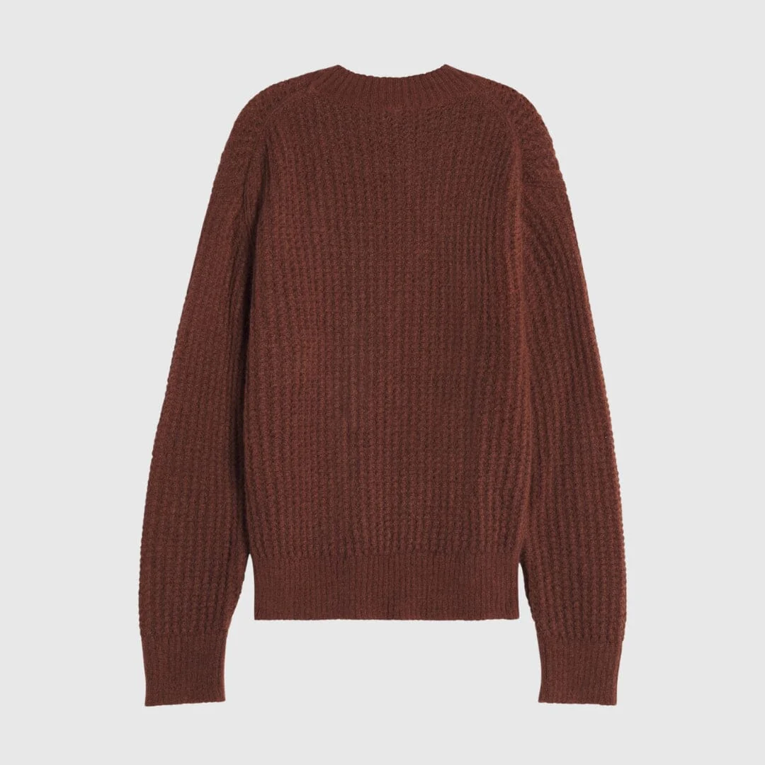 Le Mont Saint Michel - Silmo Oversize Sweater - Brown - Image 2