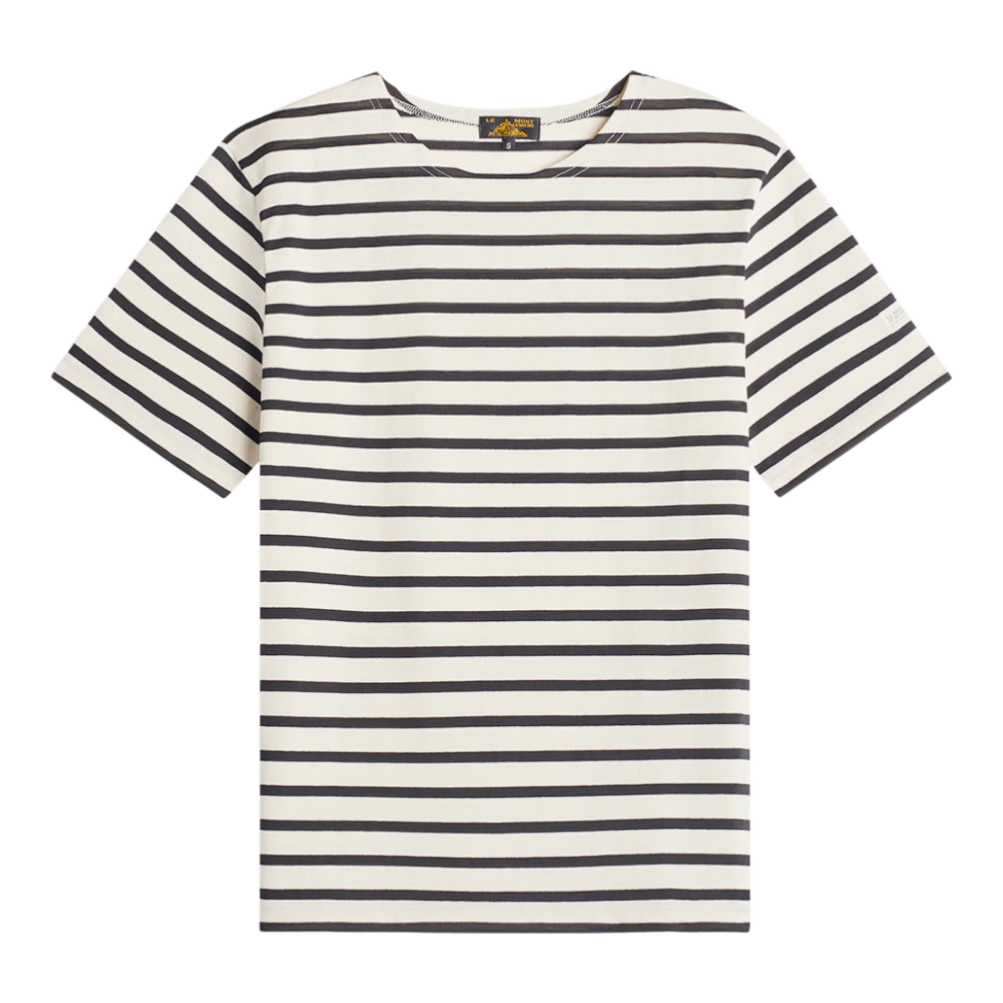 Le Mont Saint Michel - Thibalt Mariniere T-shirt - Offwhite Black