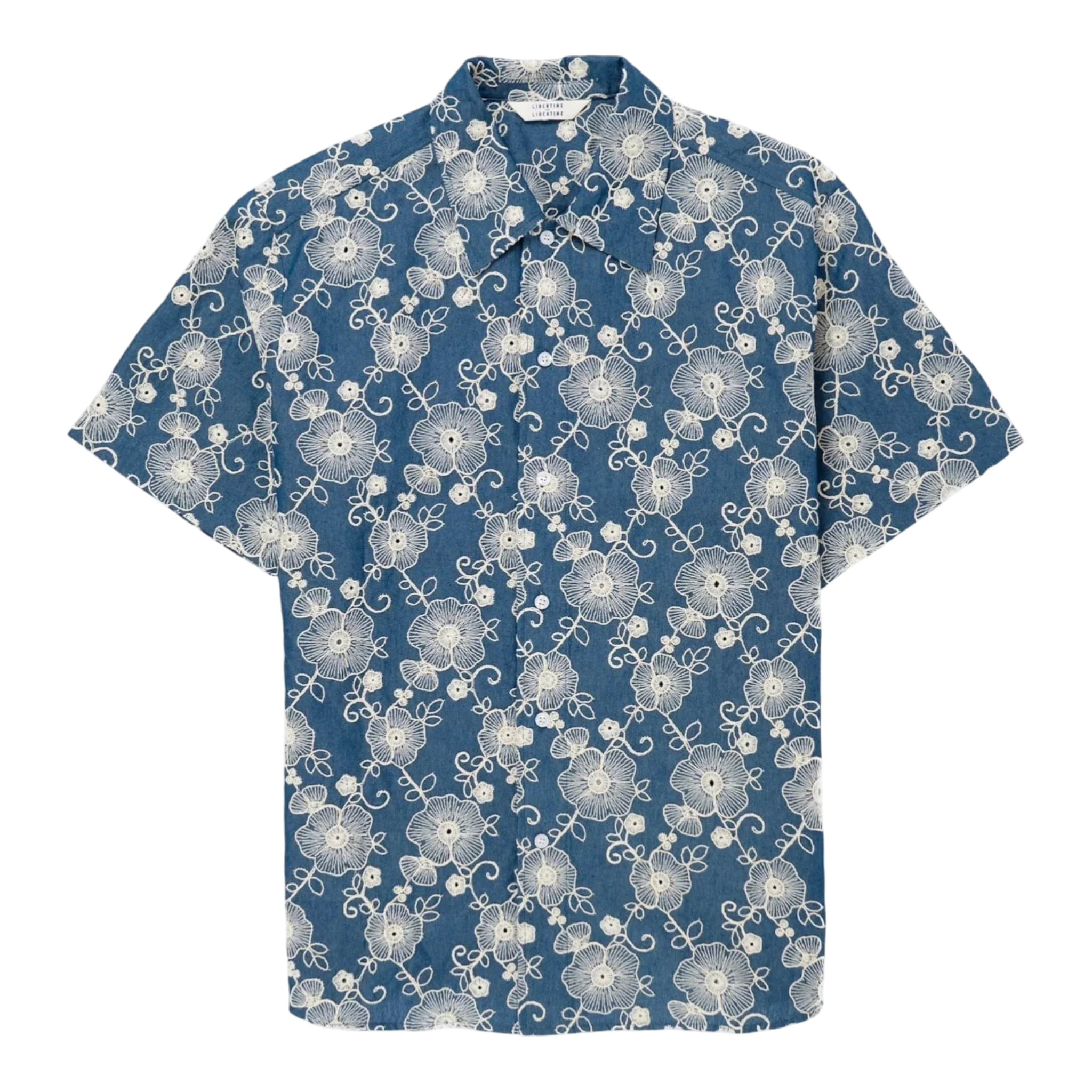 Libertine-Libertine - Carbon Shirt - Blue Flower