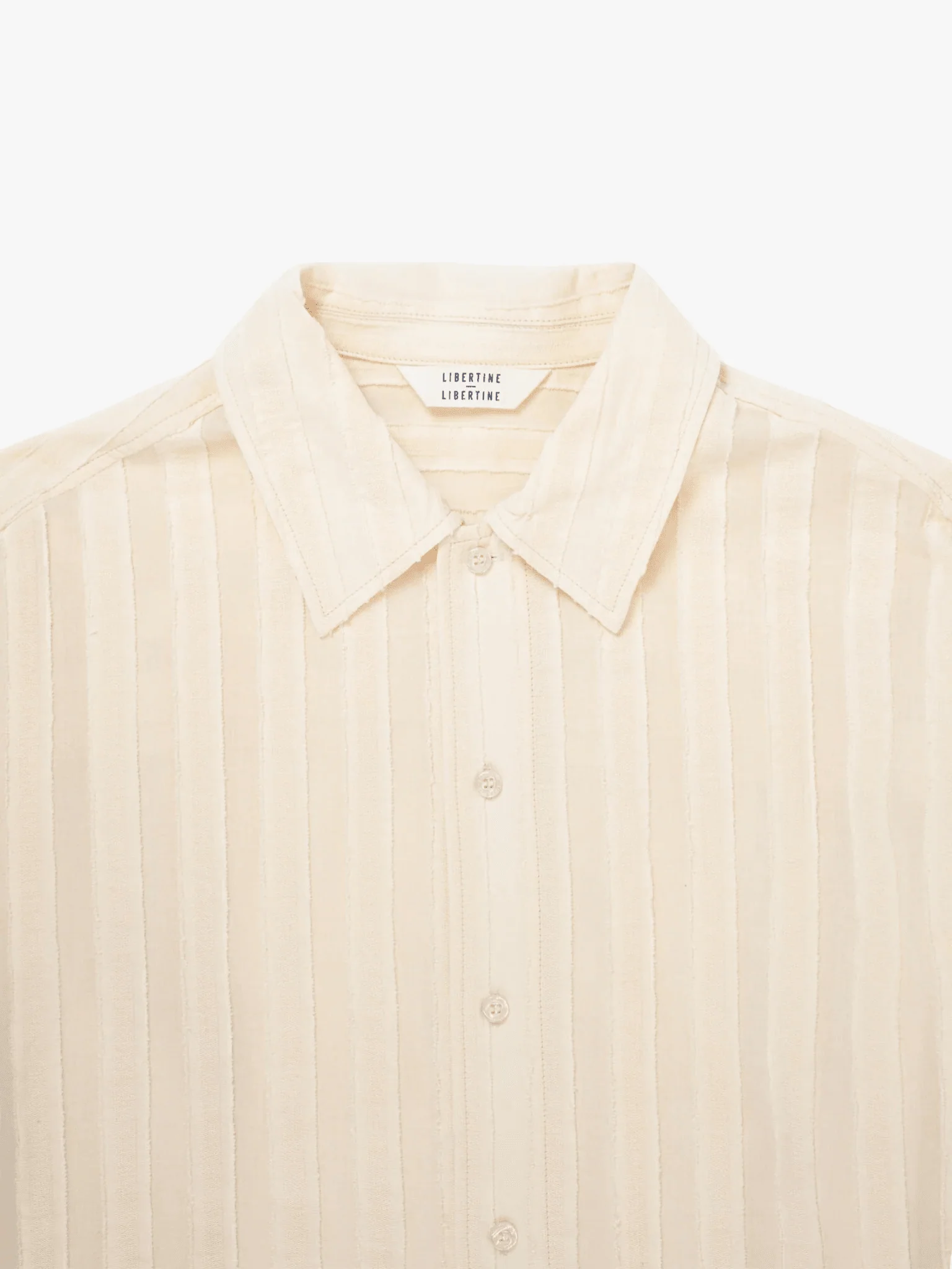 Libertine-Libertine - Carbon Shirt - Off White - Image 2