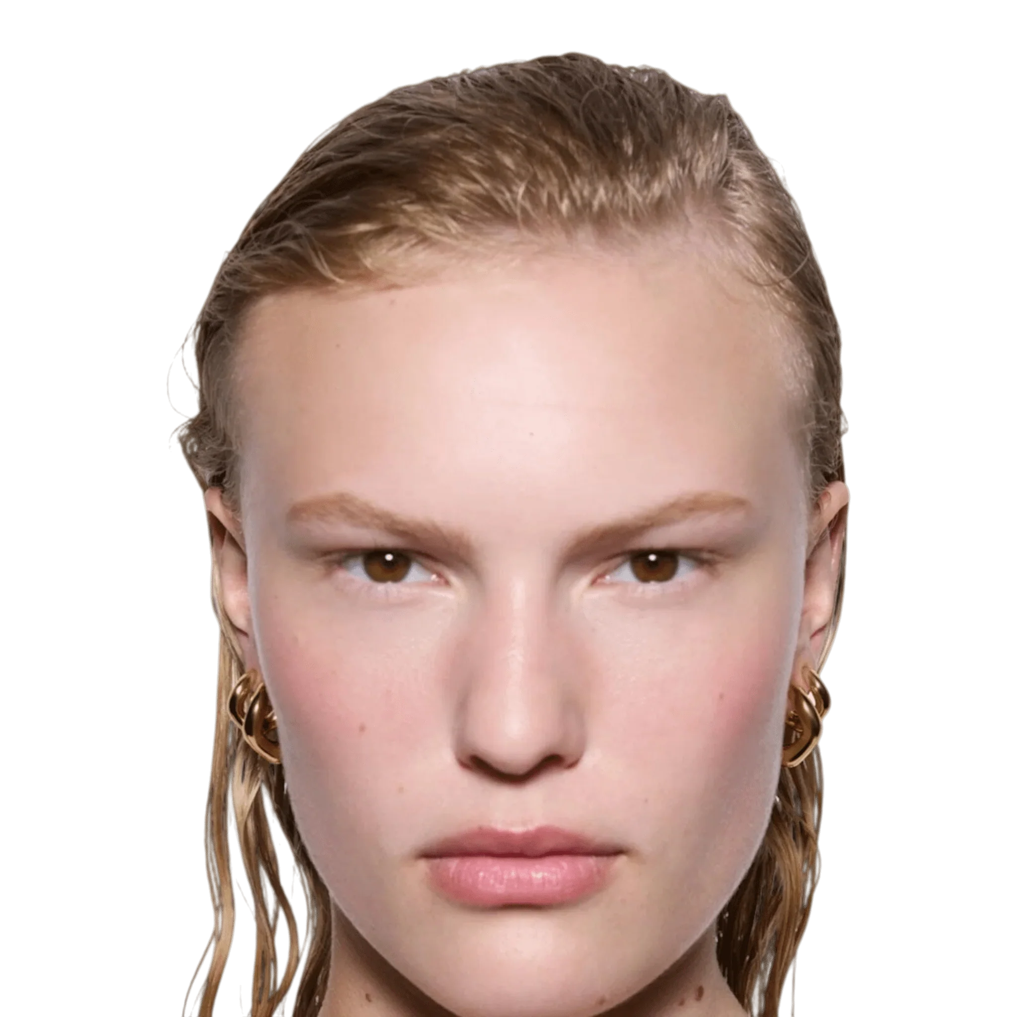 Maria Black Anil Hoop Small - Gold - Image 4