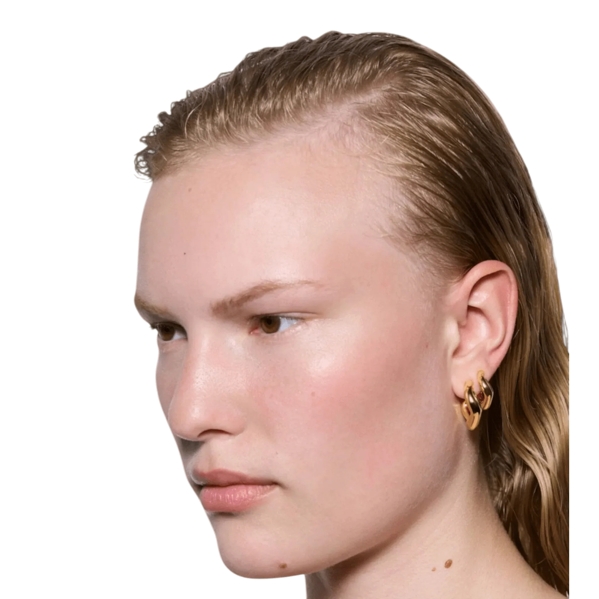 Maria Black Anil Hoop Small - Gold - Image 5