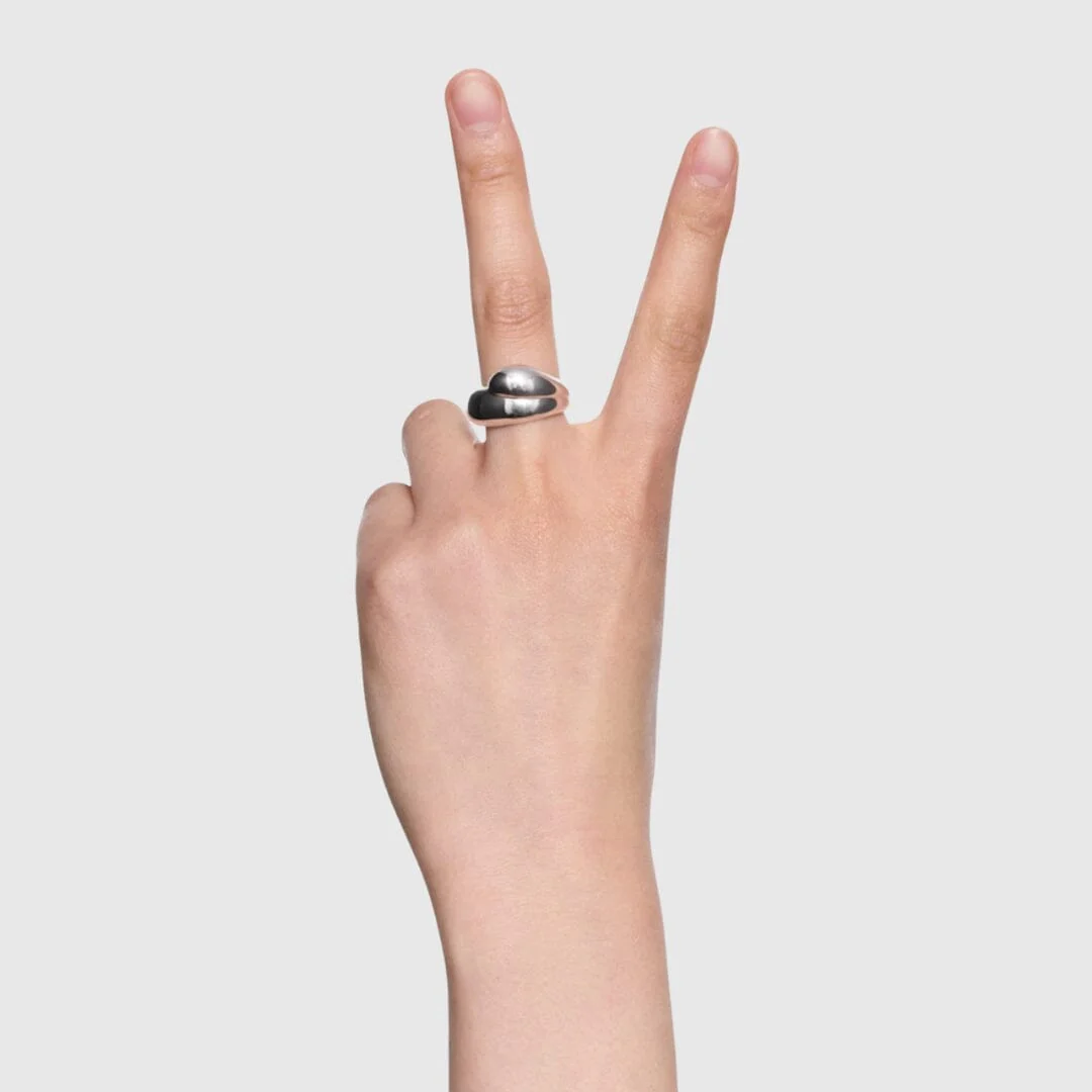 Maria Black - Tryvann Trail Ring - Silver - Image 2