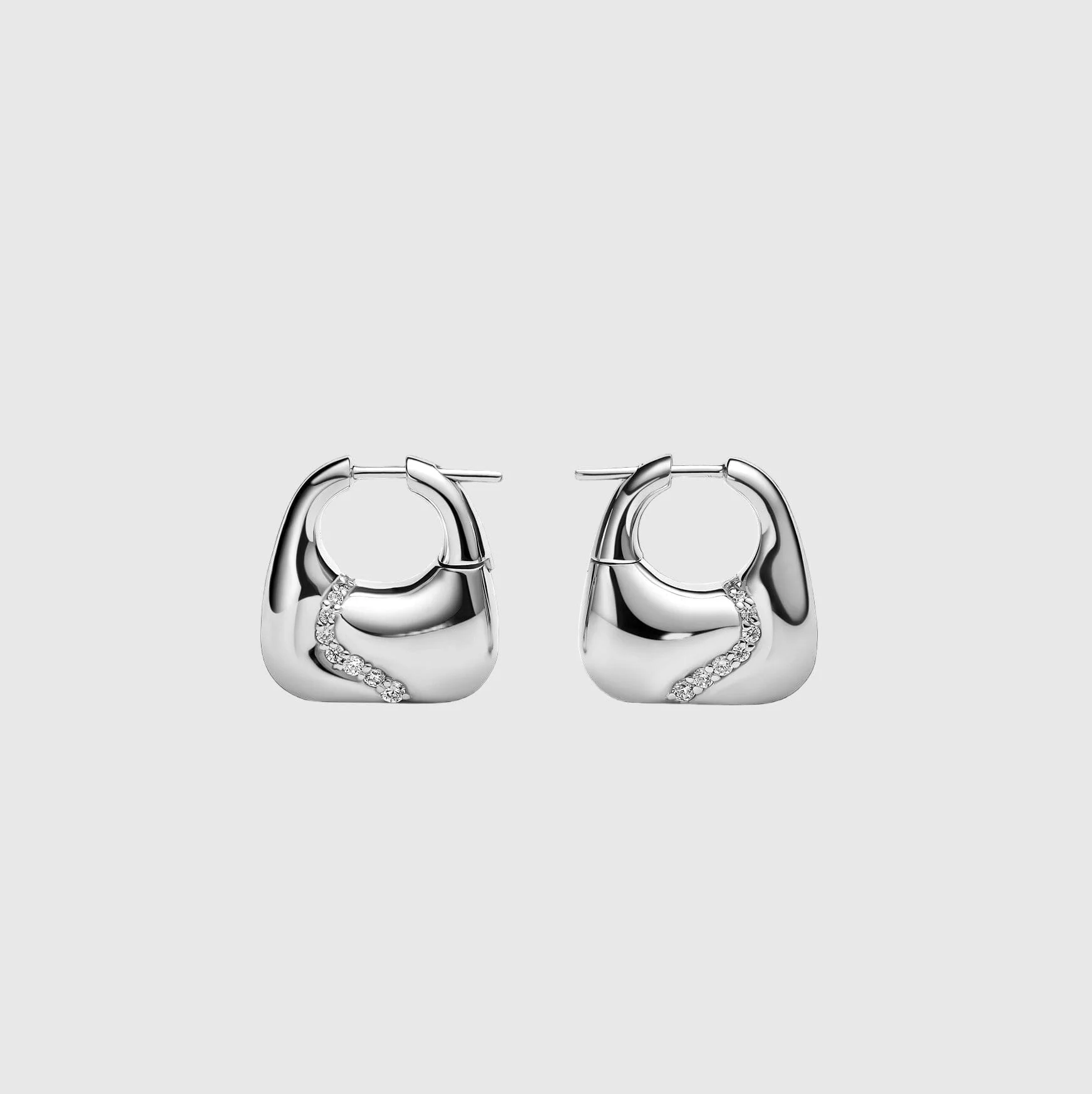 Maria Black - Weekender Flash Earrings - Silver