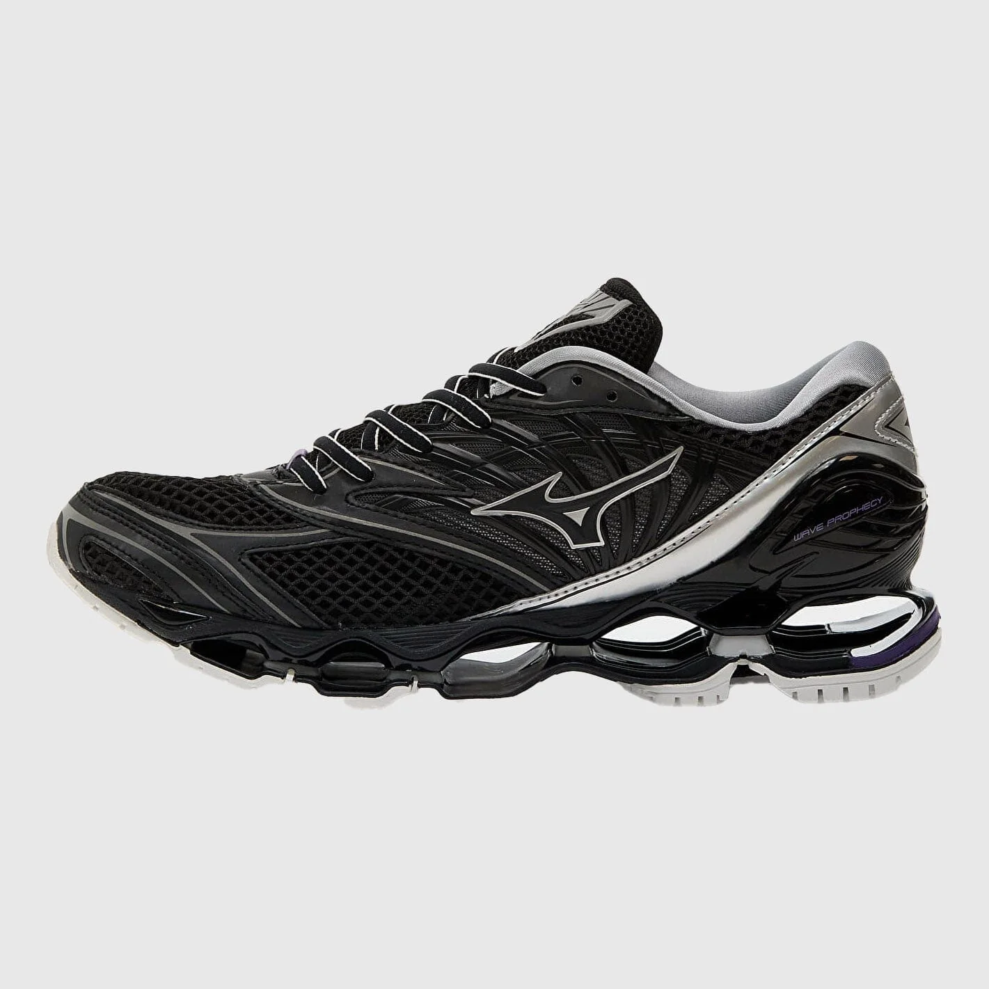 Mizuno - Wave Prophecy LS - Black / Silver / Purple Haze - Image 3