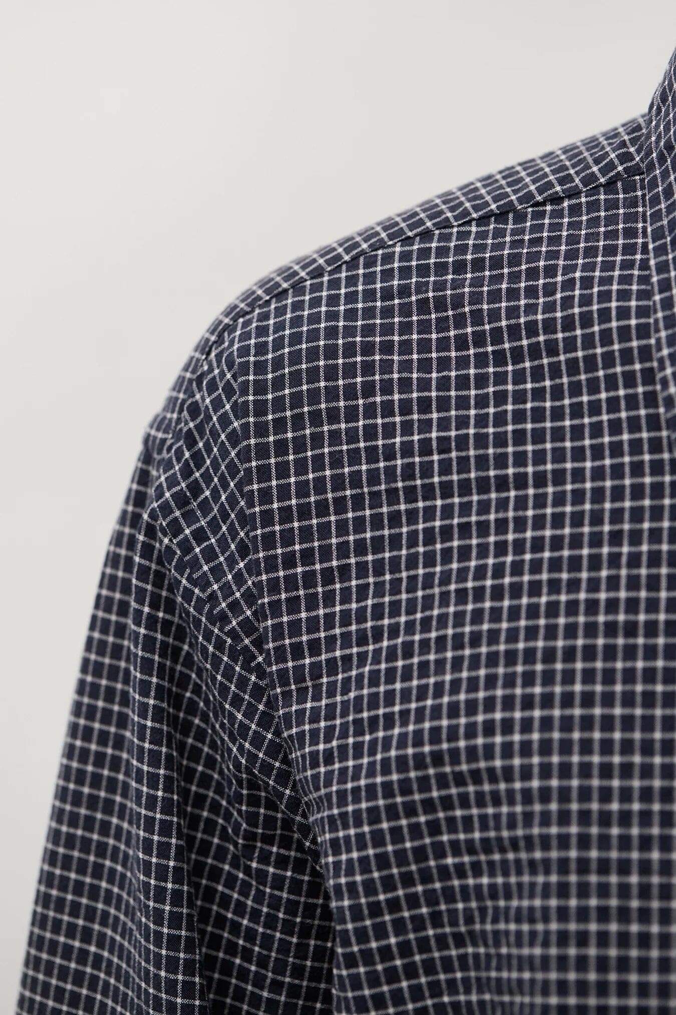 Norse Projects - Espevik Check Oversized Shirt - Dark Navy - Image 6