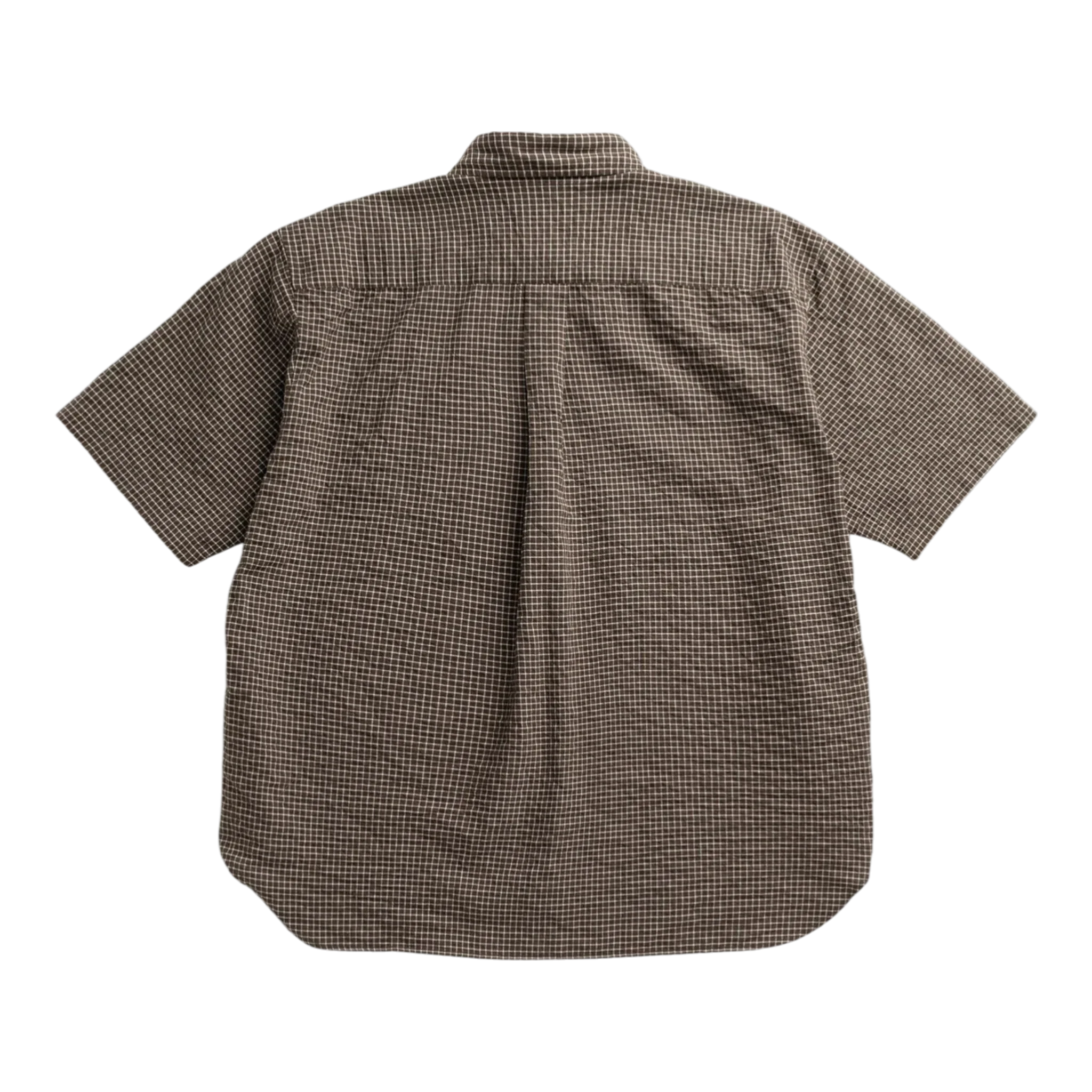 Norse Projects - Espevik Oversized Check SS Shirt - Taupe - Image 2