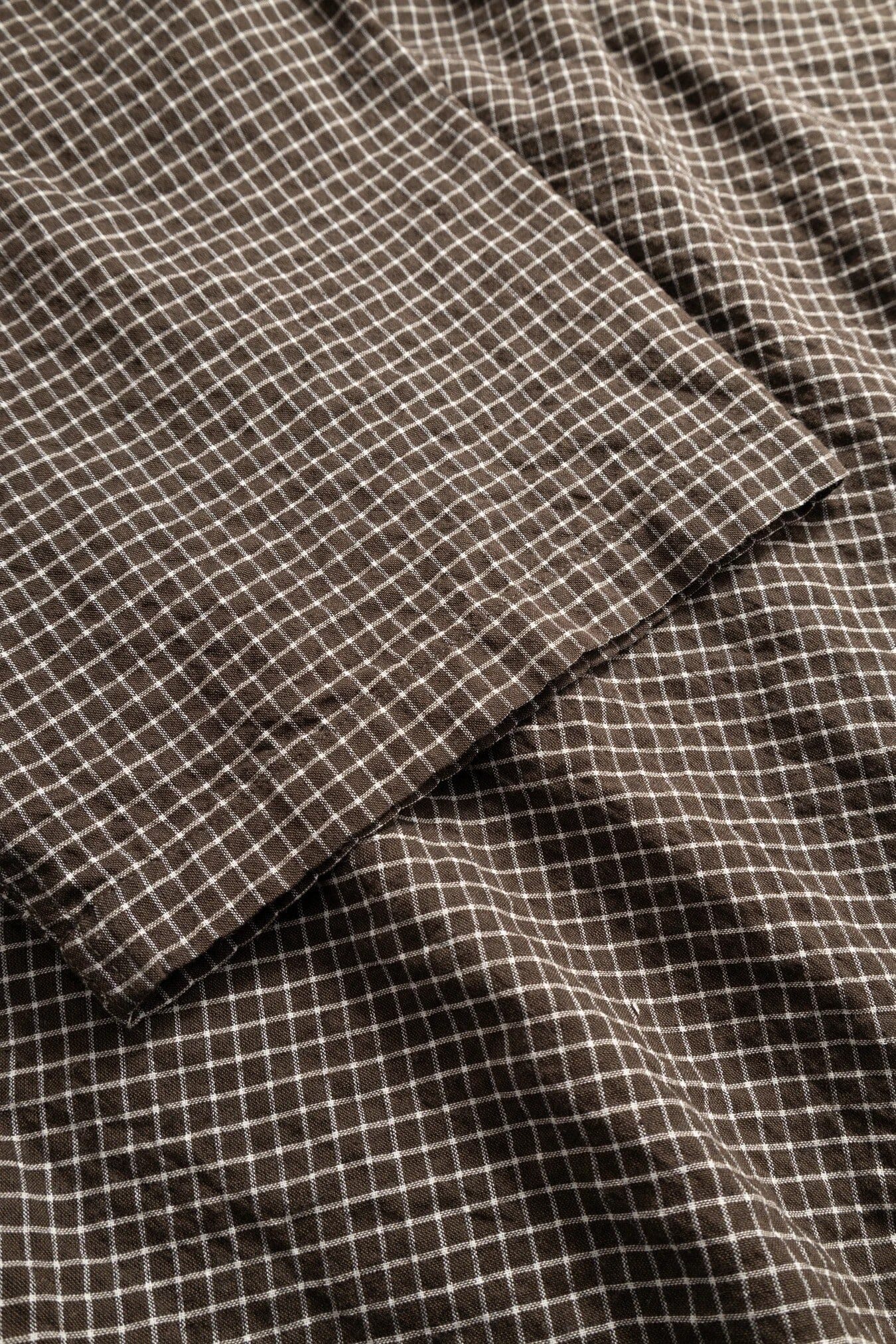 Norse Projects - Espevik Oversized Check SS Shirt - Taupe - Image 6