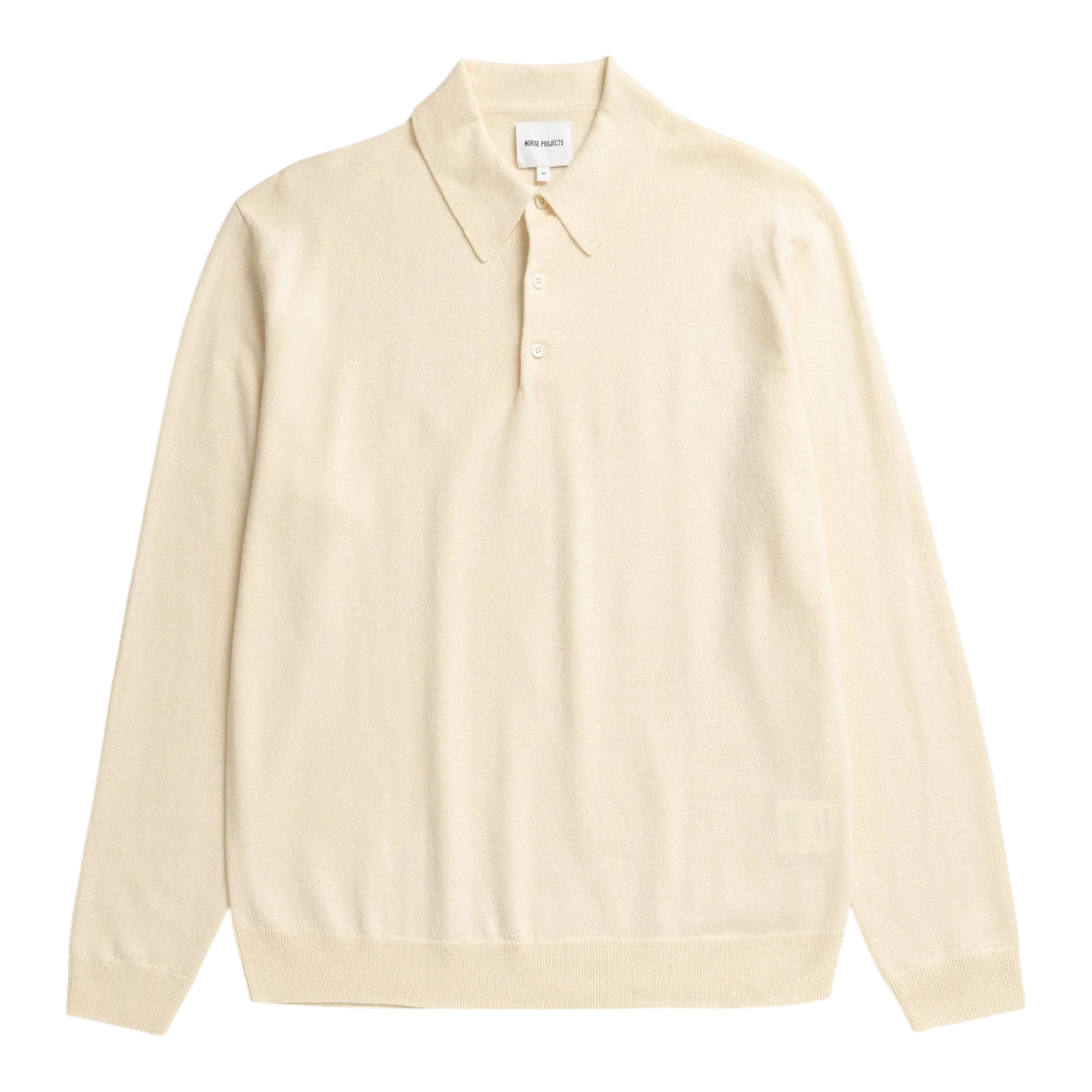 Norse Projects - Gudme Cotton Paper Polo - Natural Ecru