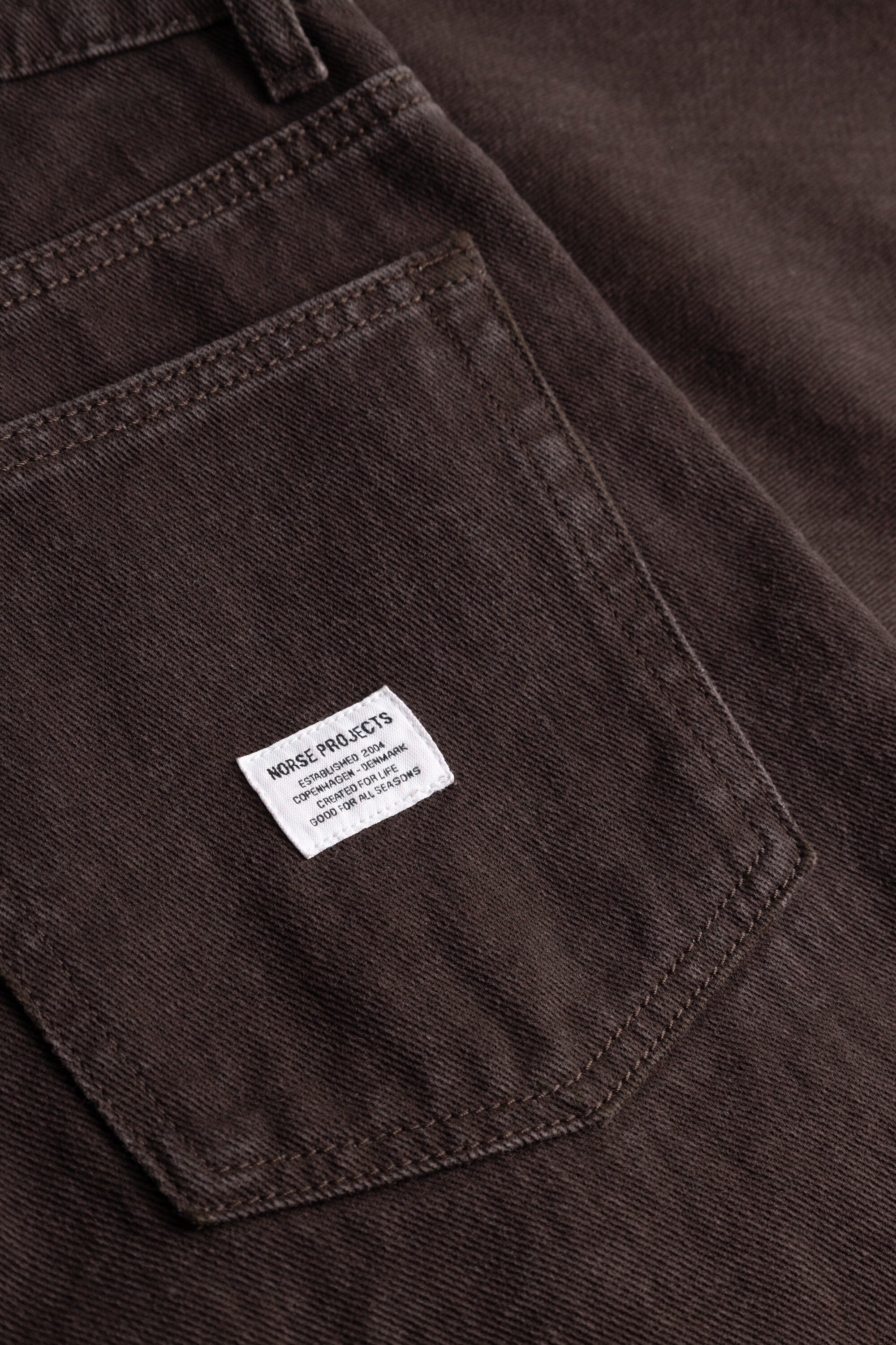 Norse Projects - Korshavn Relaxed 5 Pocket Resist Dyed Twill Short - Shale - Image 3