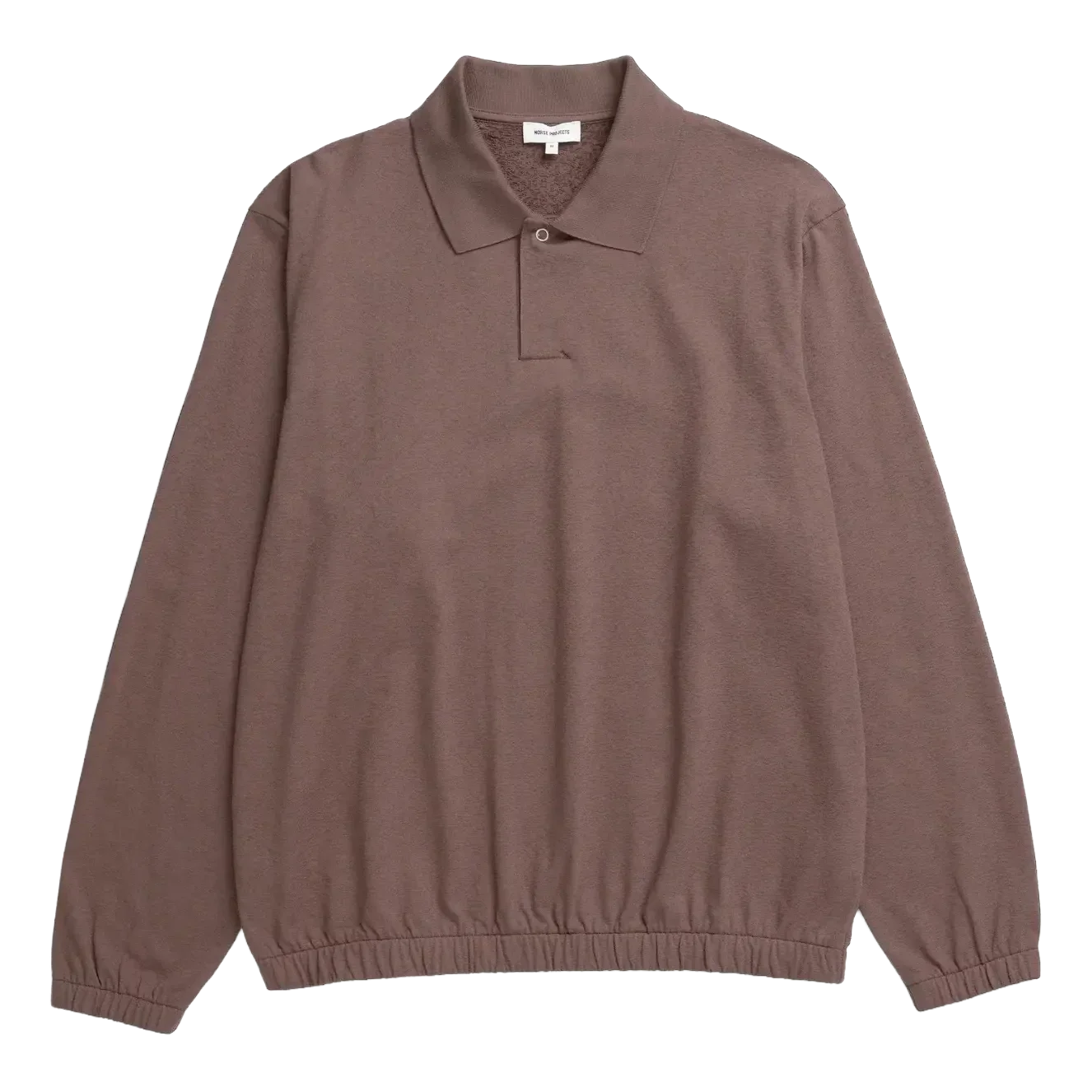 Norse Projects - Sylane Relaxed Light Pile Jersey Polo - Peppercorn