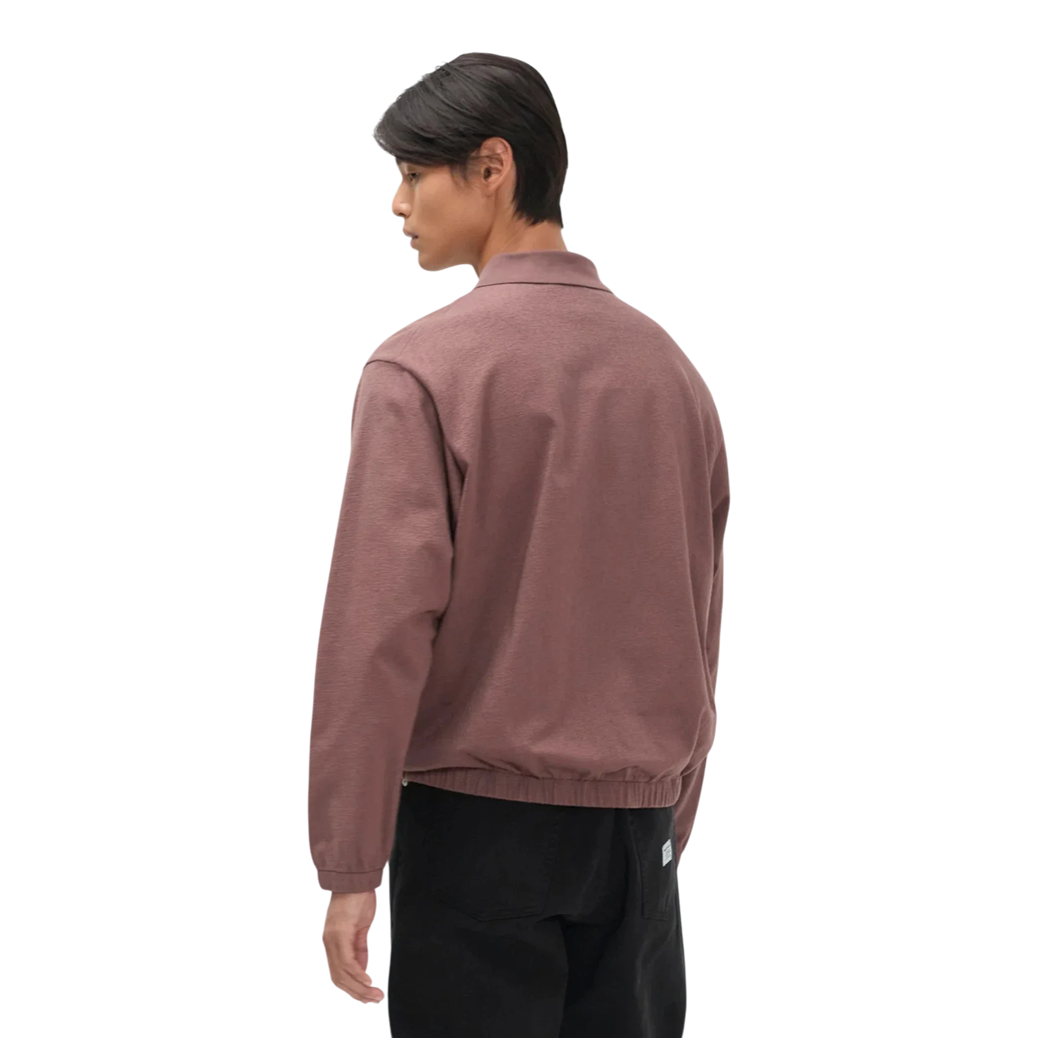 Norse Projects - Sylane Relaxed Light Pile Jersey Polo - Peppercorn - Image 4