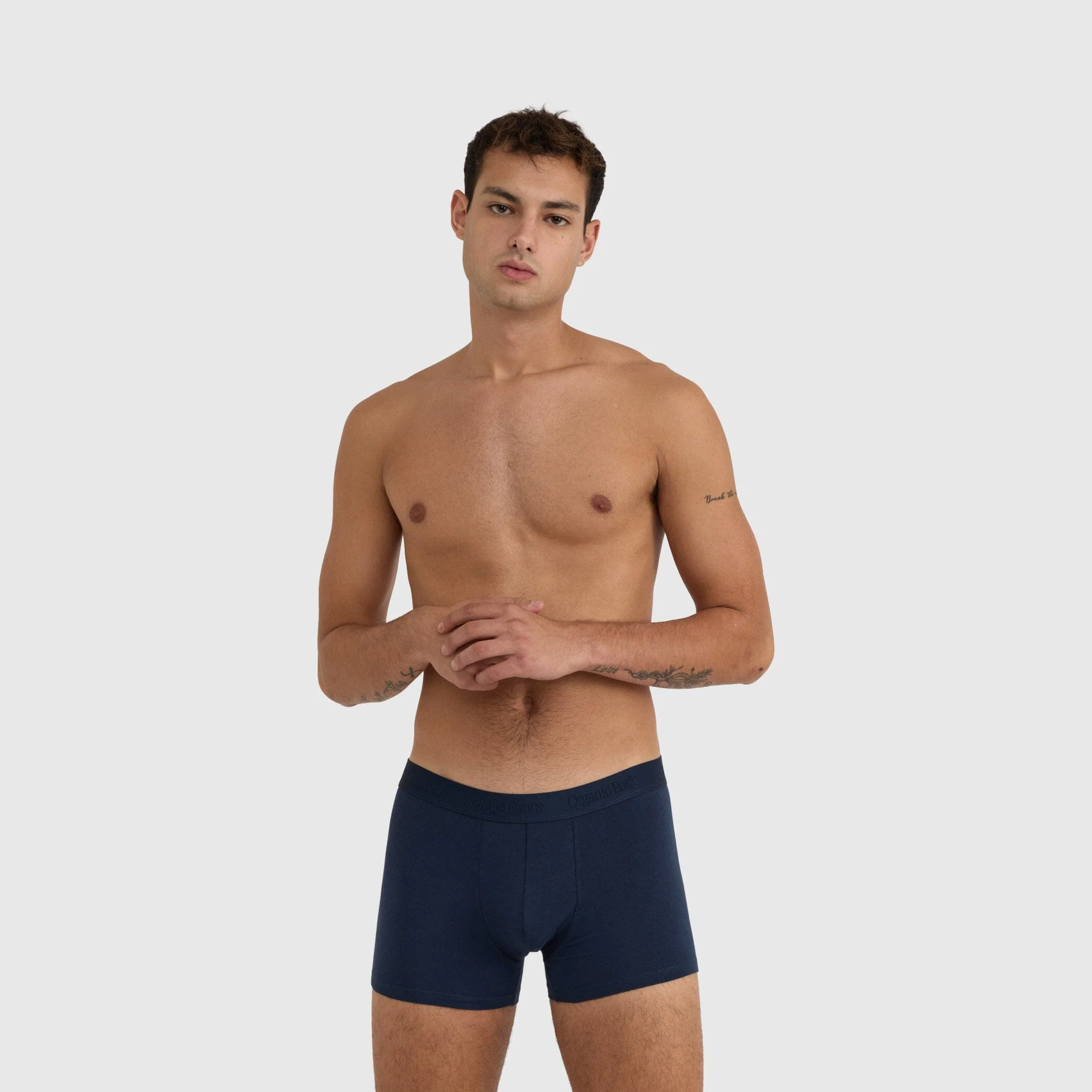 Organic Basics - Core Trunks 3-Pack - Cloudy Blue / Stone Blue / Midnight Blue - Image 3