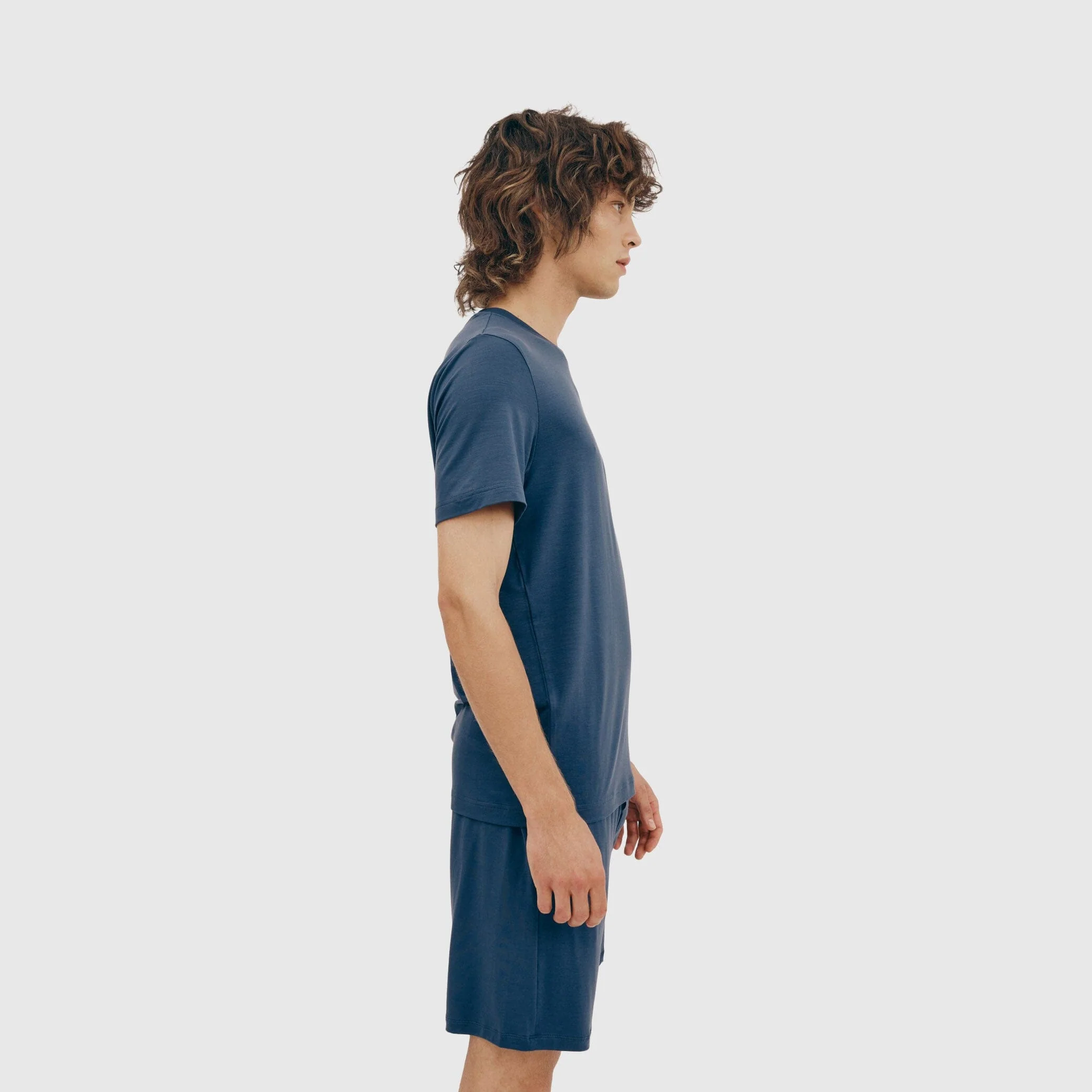 Organic Basics - Soft Touch Underwear Shorts - Midnight Blue - Image 2
