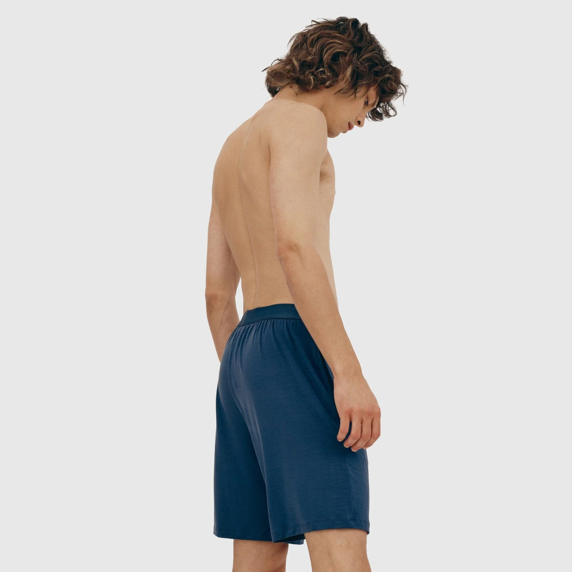 Organic Basics - Soft Touch Underwear Shorts - Midnight Blue - Image 4