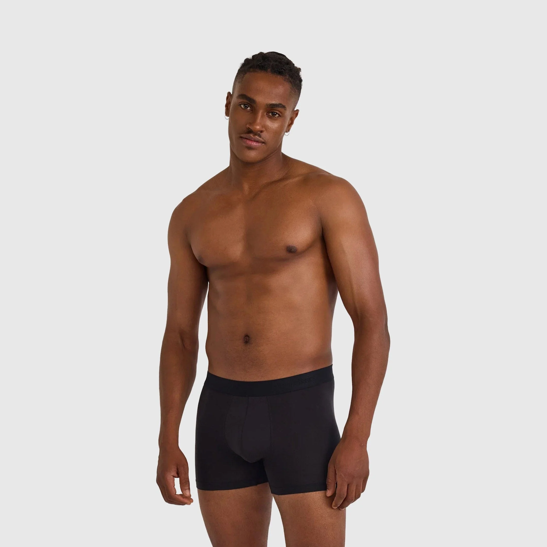 Organic Basics - Soft Touch Trunks 3-pack - Black - Image 2