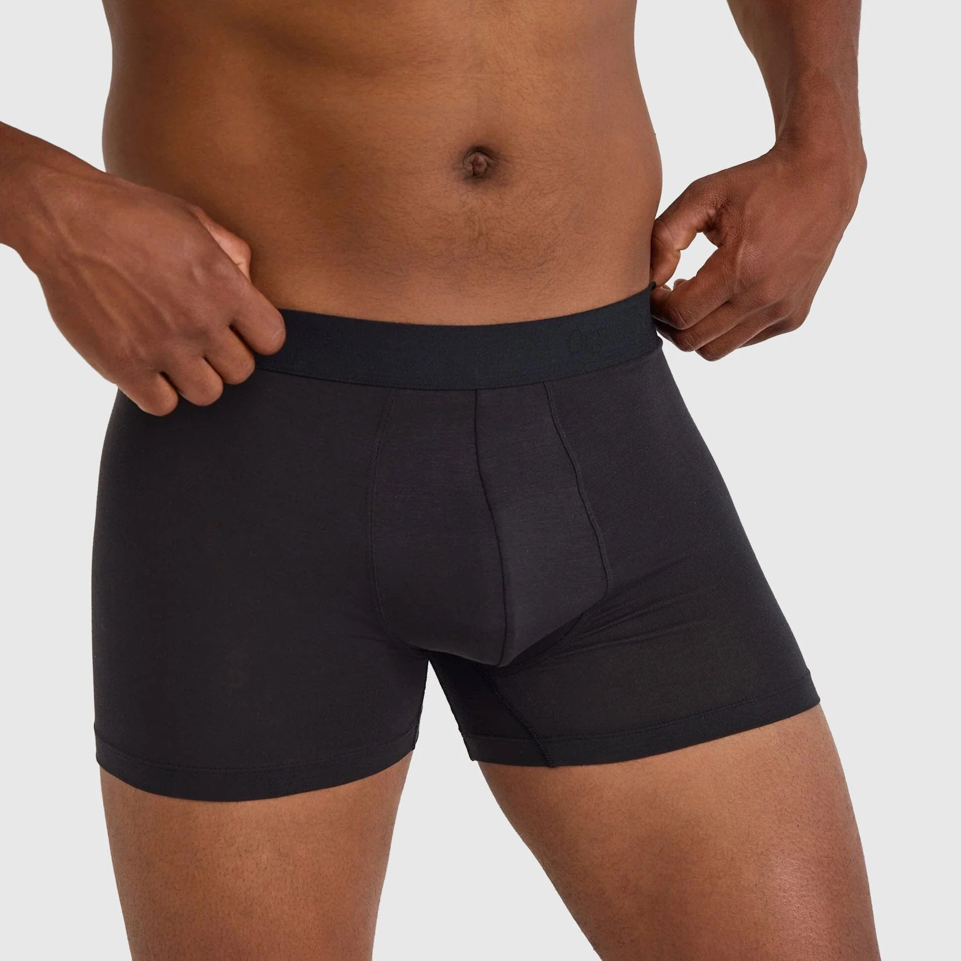 Organic Basics - Soft Touch Trunks 3-pack - Black - Image 4