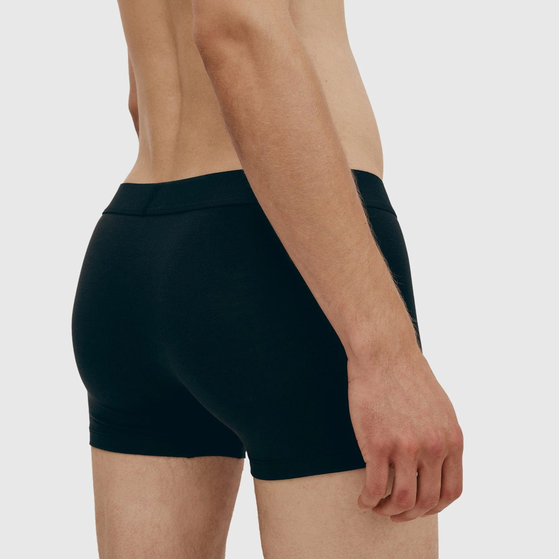 Organic Basics - Soft Touch Trunks 3-pack - Black / White / Midnight Blue - Image 3