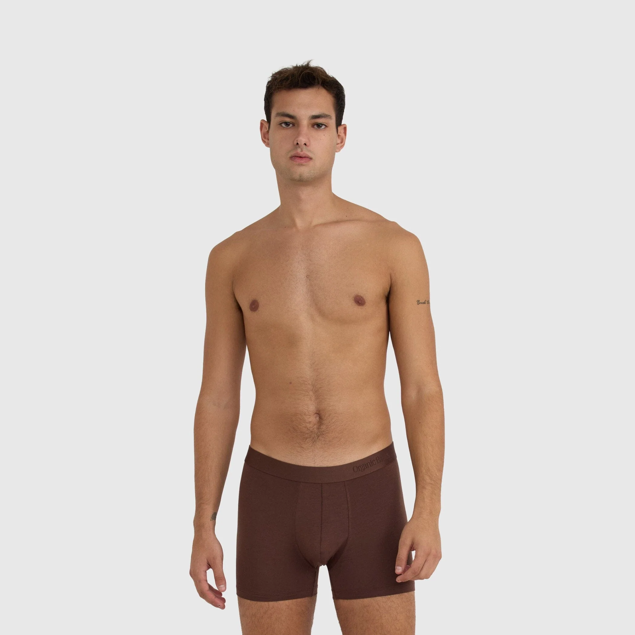 Organic Basics - Soft Touch Trunks 3-pack - Terracotta / Rich Brown / Midnight Blue - Image 3