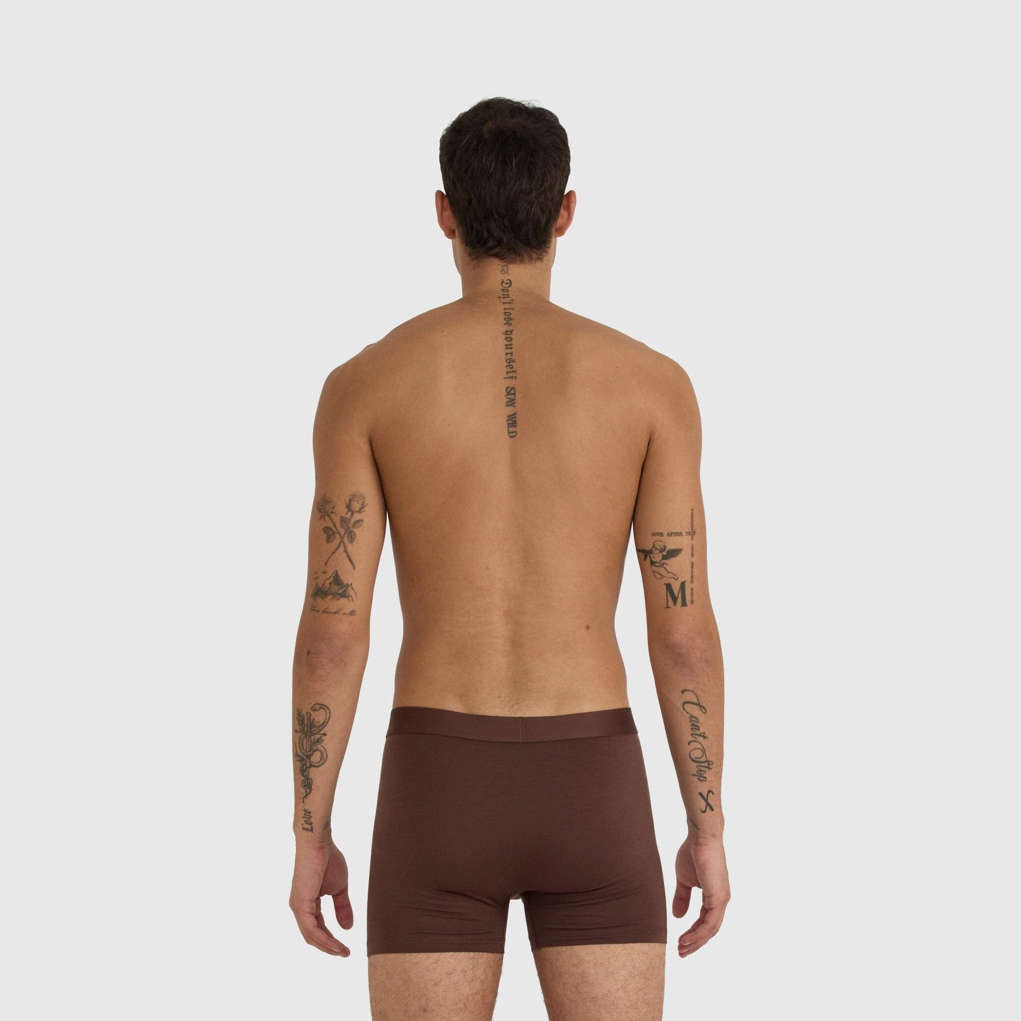 Organic Basics - Soft Touch Trunks 3-pack - Terracotta / Rich Brown / Midnight Blue - Image 9