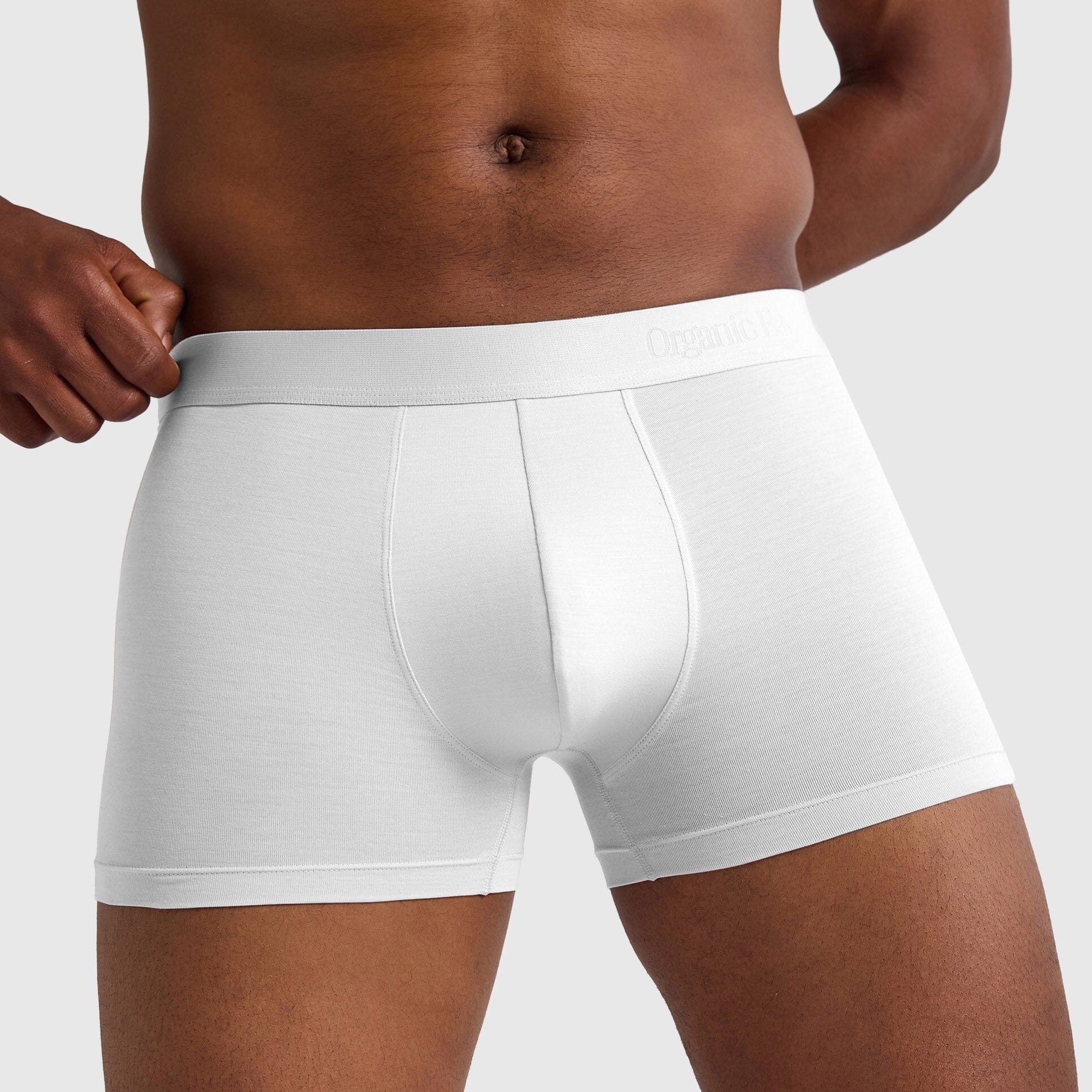Organic Basics - Soft Touch Trunks 3-pack - White - Image 2