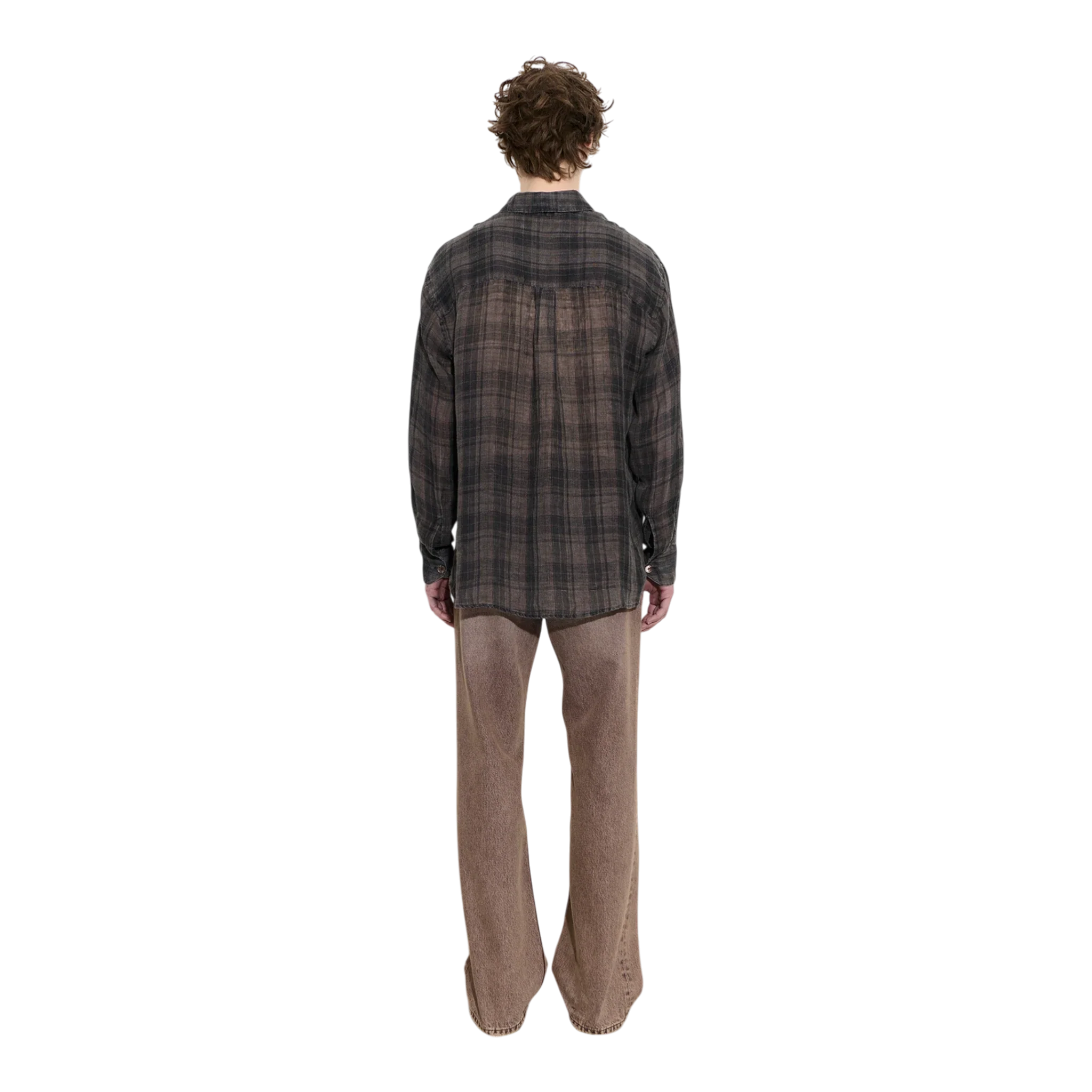 Our Legacy - Above Shirt - Penumbra Check Sheercoat Linen - Image 3