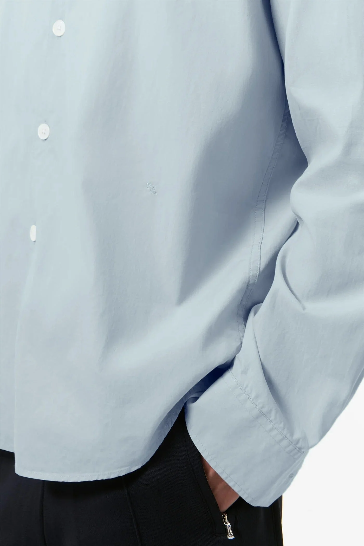 Our Legacy - Beyond Shirt - Powder Blue Liquid Poplin - Image 4