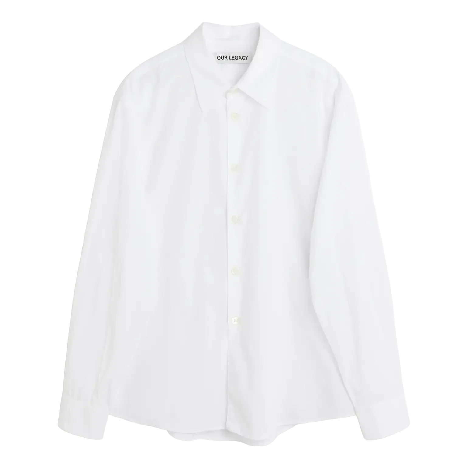 Our Legacy - Beyond Shirt - White Liquid Poplin
