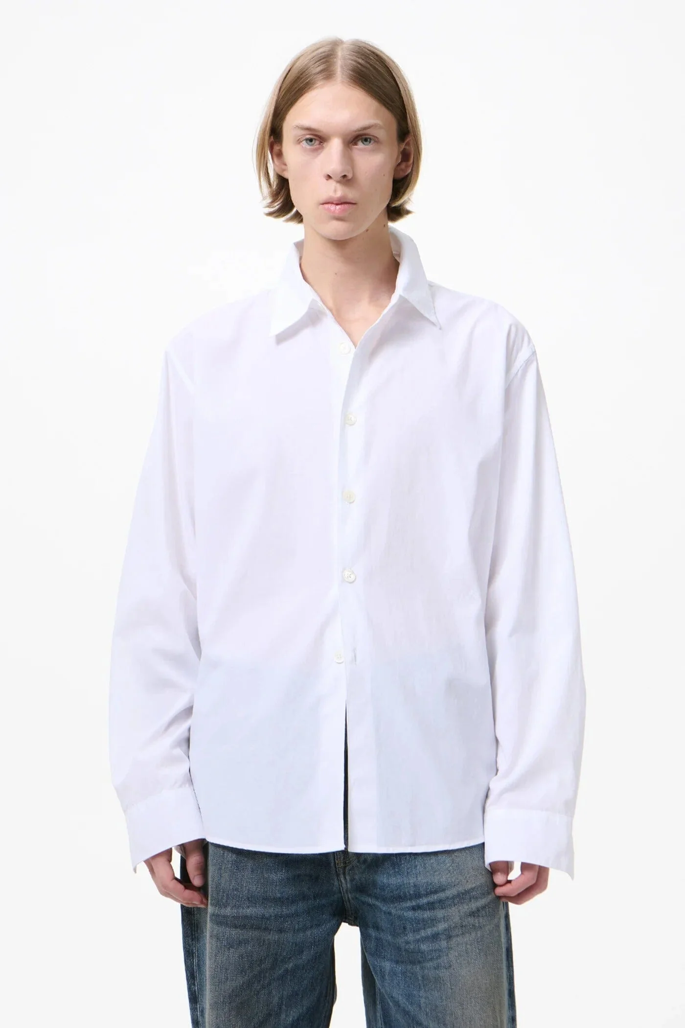 Our Legacy - Beyond Shirt - White Liquid Poplin - Image 3