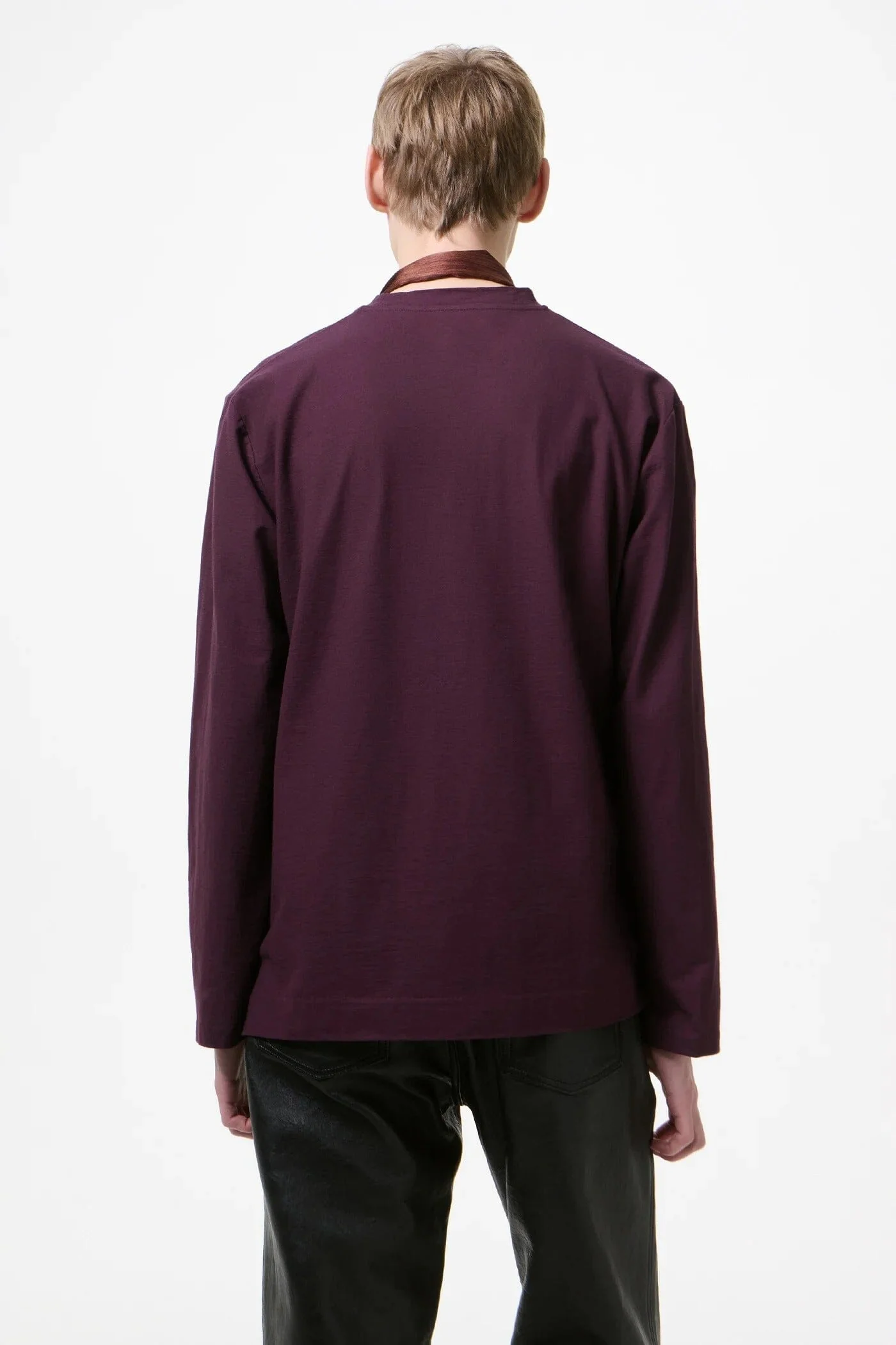 Our Legacy - Box Longsleeve - Damson High Twist Jersey - Image 5