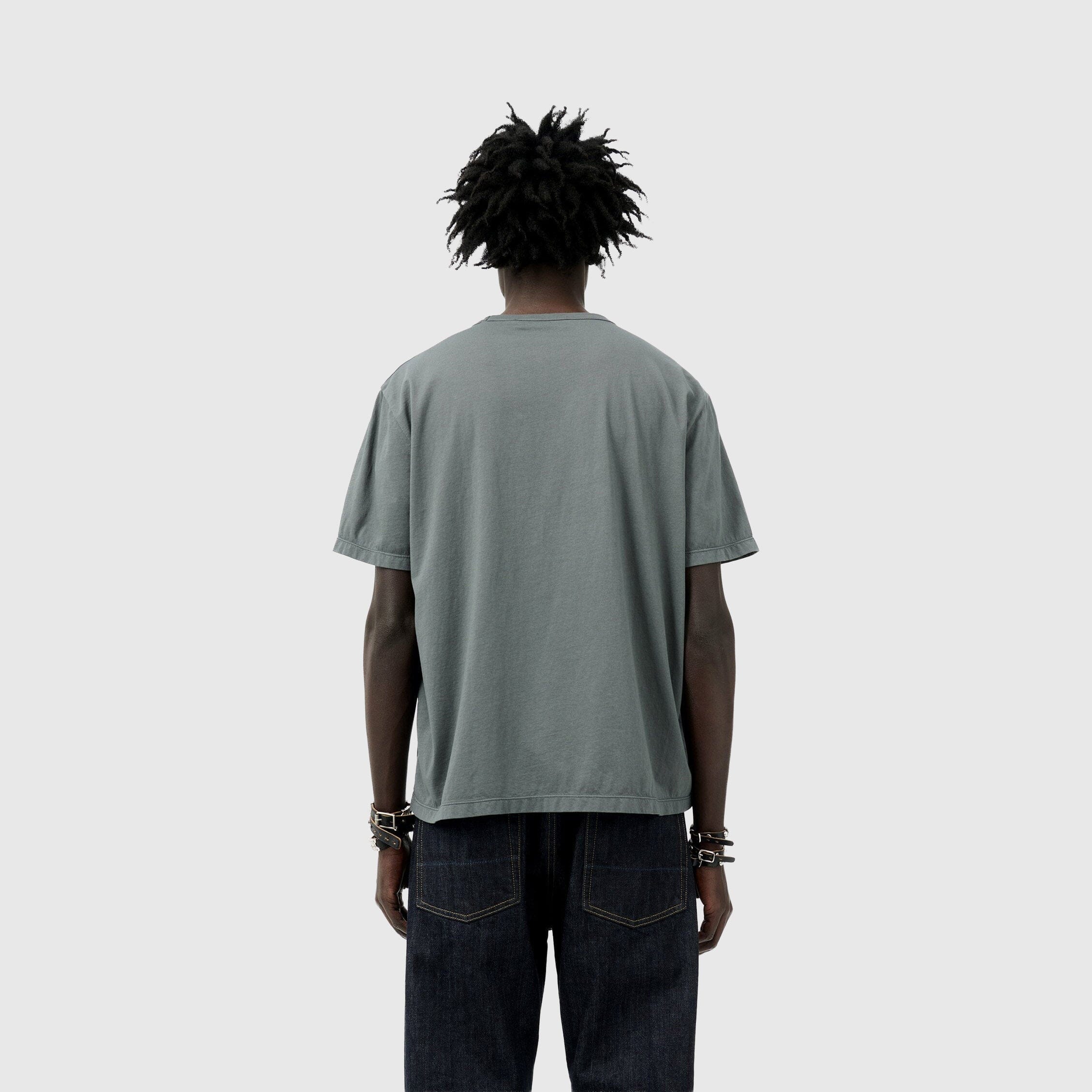 Our Legacy - New Box T-Shirt - Sage Grey - Image 5