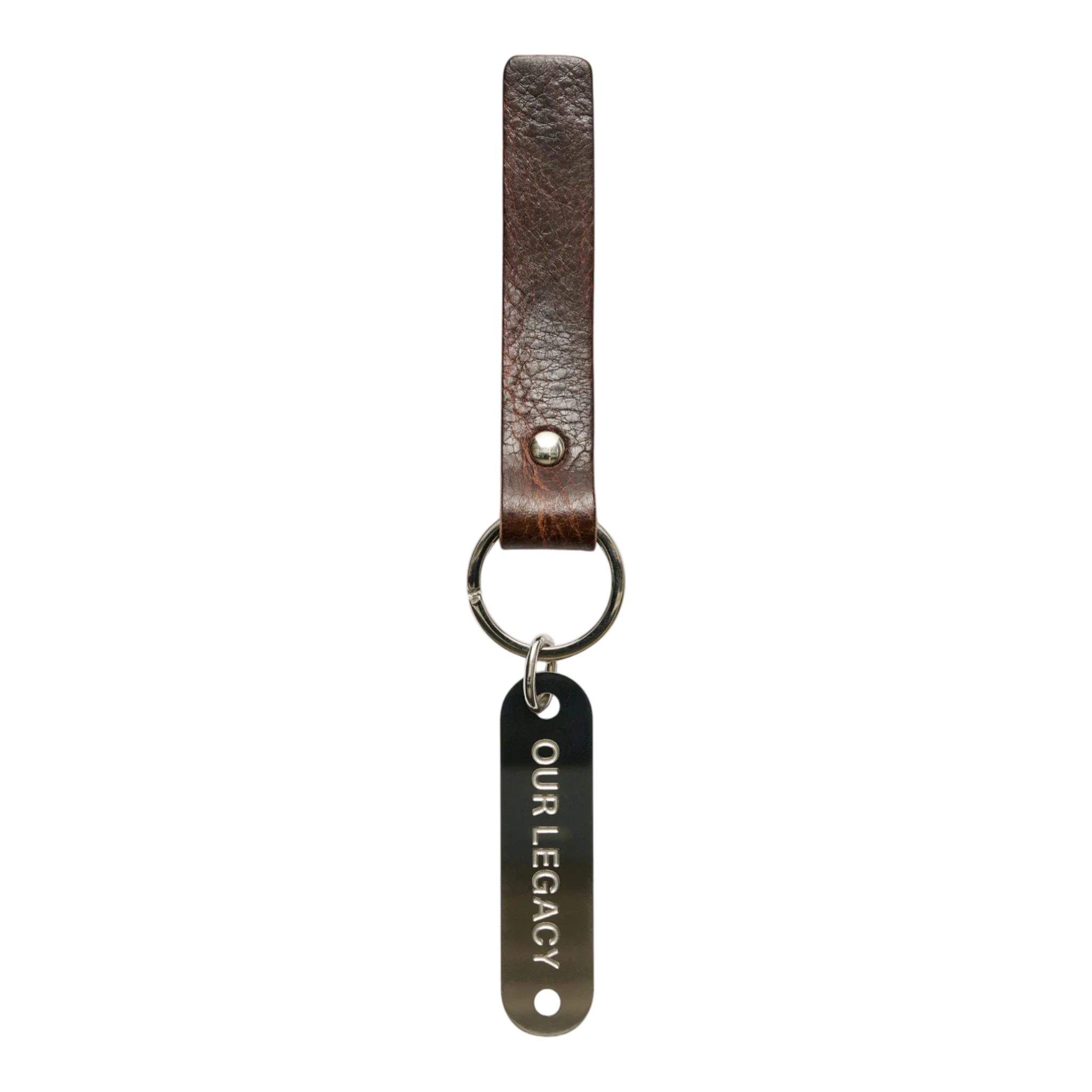 Our Legacy - Ring Keyring - Brown Leather - Image 2