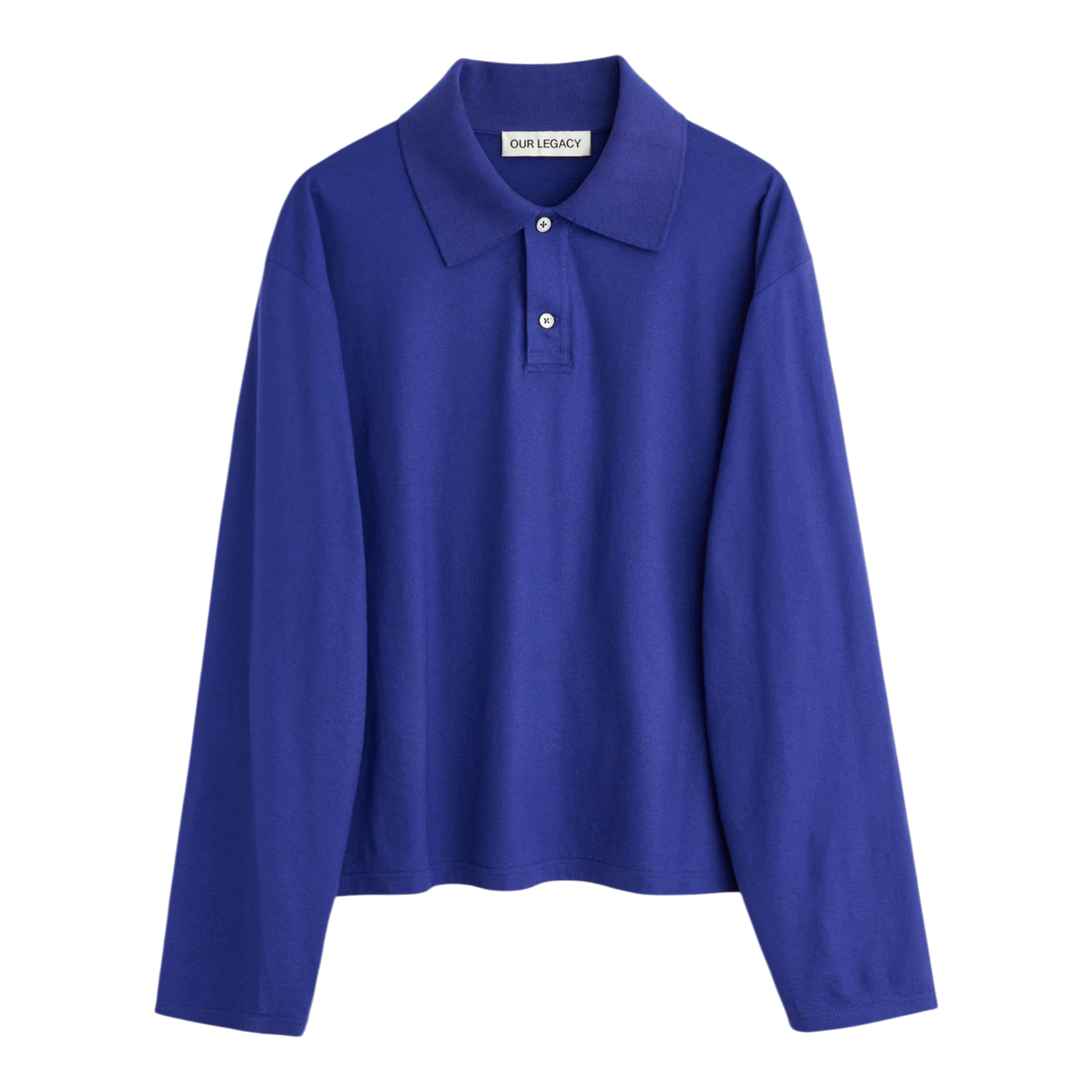 Our Legacy - Rugby Longsleeve - Deep Blue High Twist Jersey
