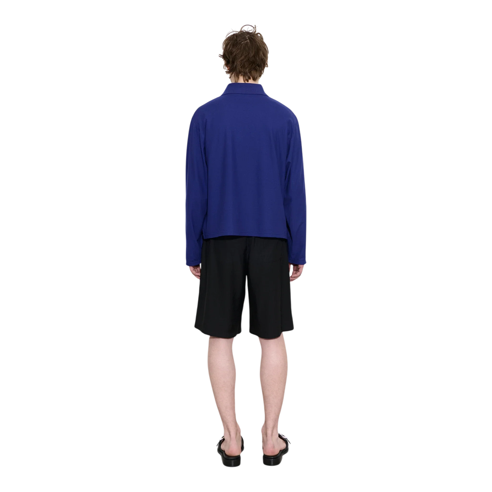 Our Legacy - Rugby Longsleeve - Deep Blue High Twist Jersey - Image 4