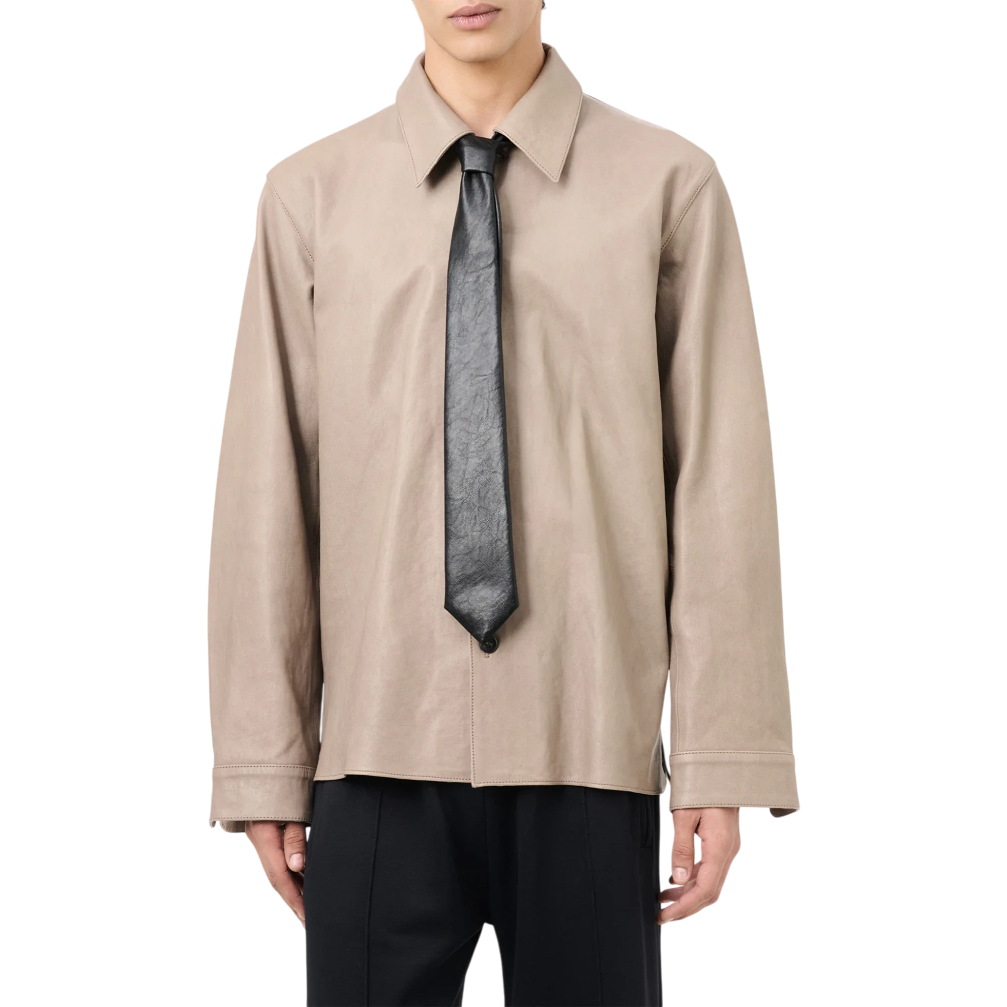 Our Legacy - Tie - Black Real Fake Leather - Image 7